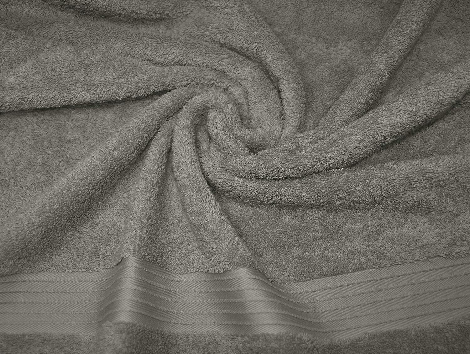 Strandlaken Grau Baumwolle cm Lashuma 100x150 (1-St), Handtuch Frottee Graues Dunkel Linz,
