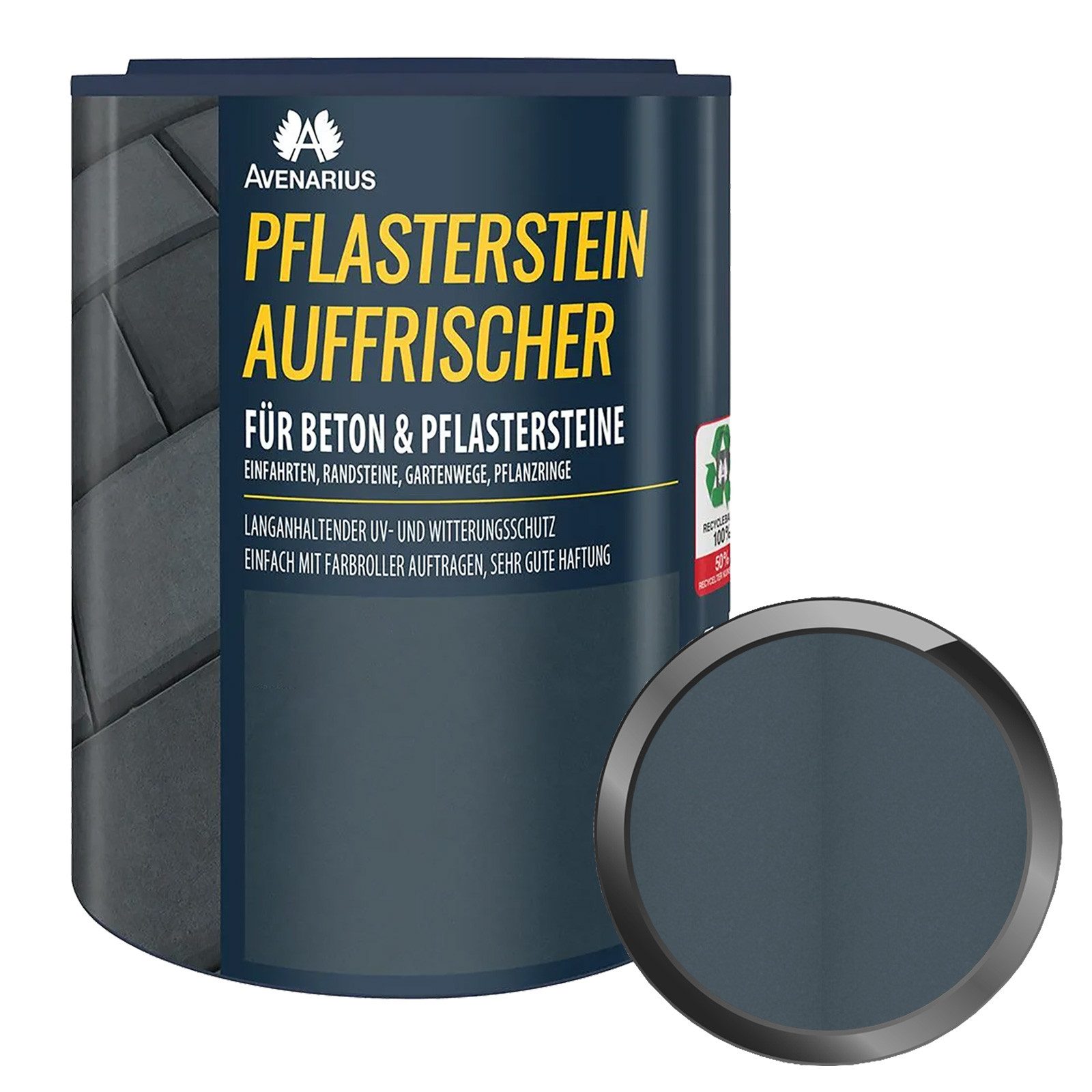 Avenarius Wetterschutzfarbe Pflasterstein Auffrischer - 1 Ltr
