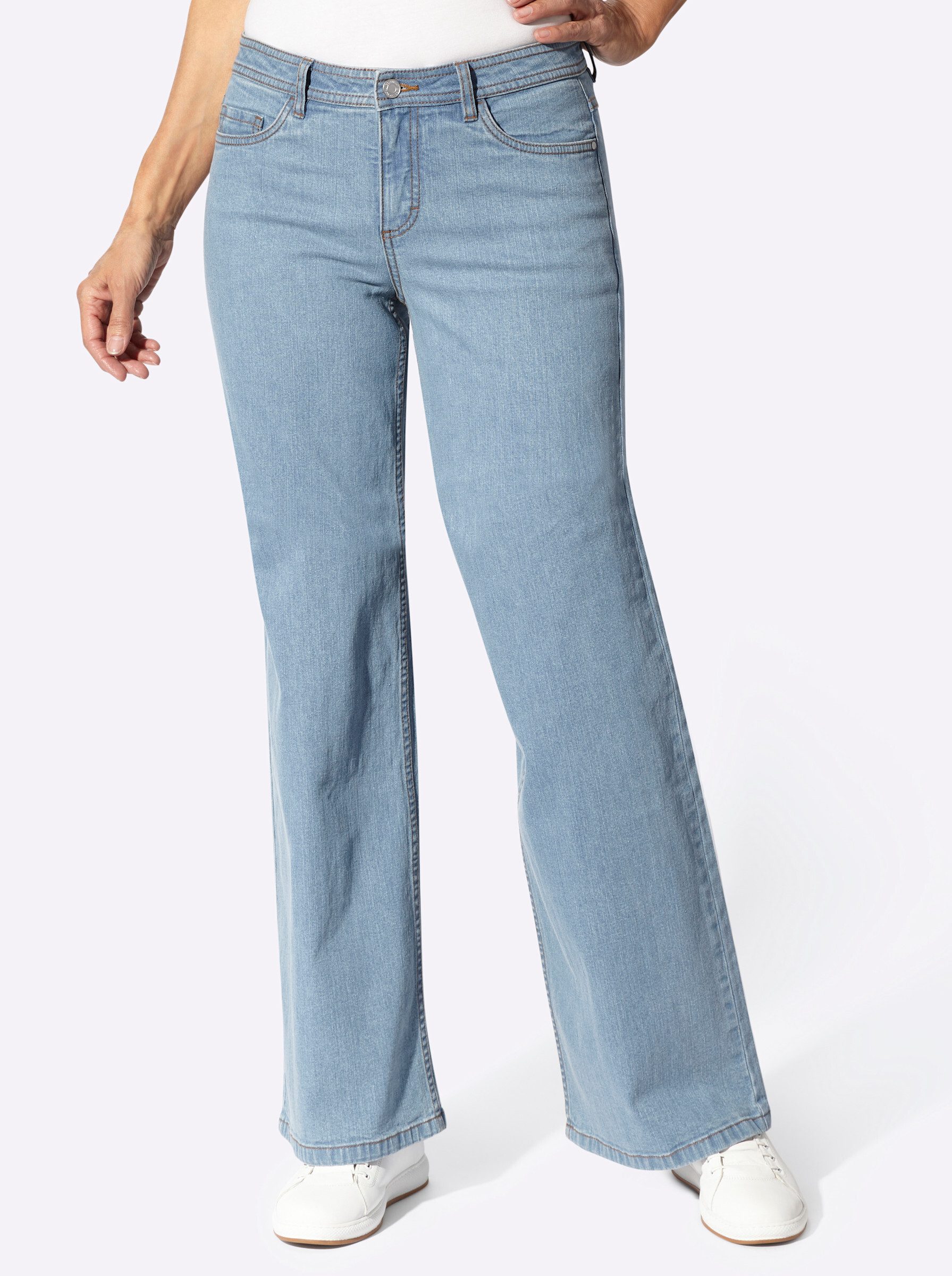 Bequeme Jeans Jeans leicht vertieft