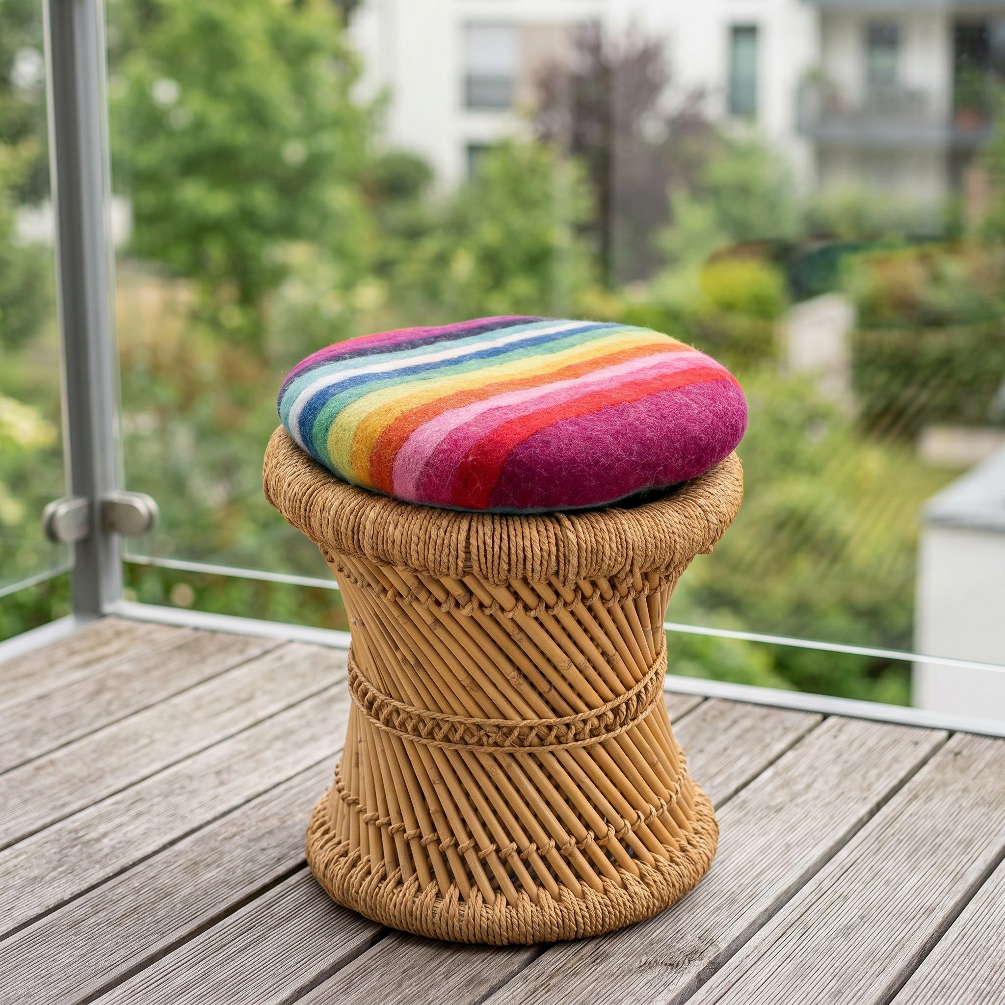 Guru-Shop Meditationskissen Dicke Filz Stuhlauflage, Sitzkissen,..
