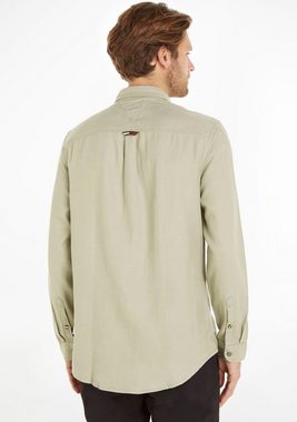 Tommy Jeans Langarmhemd TJM ESSENTIAL REG SHIRT mit durchgehender Knopfleiste