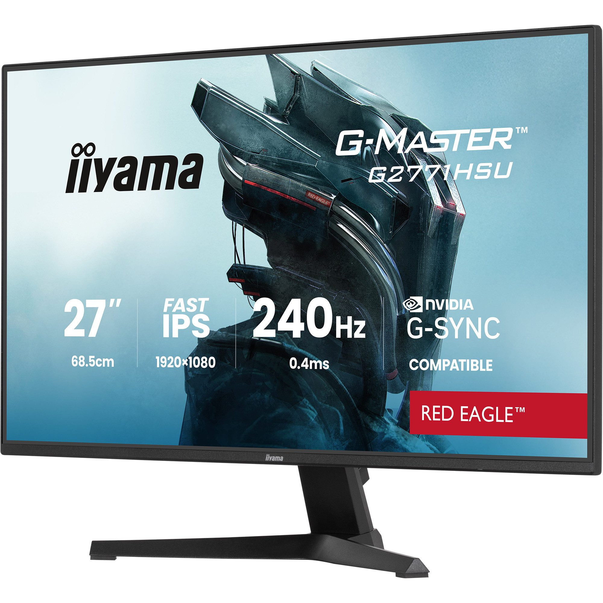 Iiyama iiyama G-Master G2771HSU-B1 Red Eagle, TFT-Monitor (1920 x 1080 px)