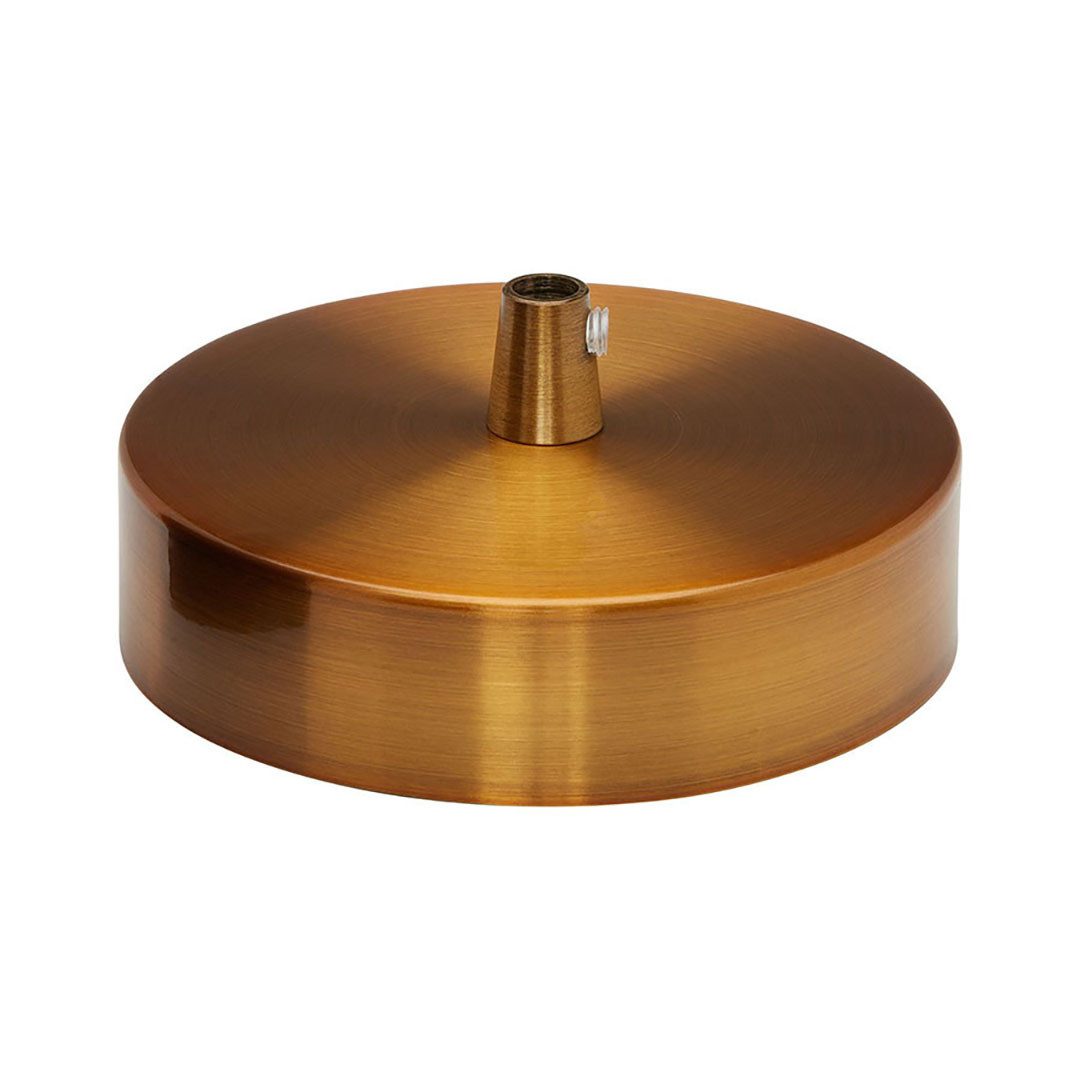 Girard Sudron Lampen-Verteiler Lampen Baldachin Metall 1-fach Gold, Ø: 10 cm x H: 2,5 cm