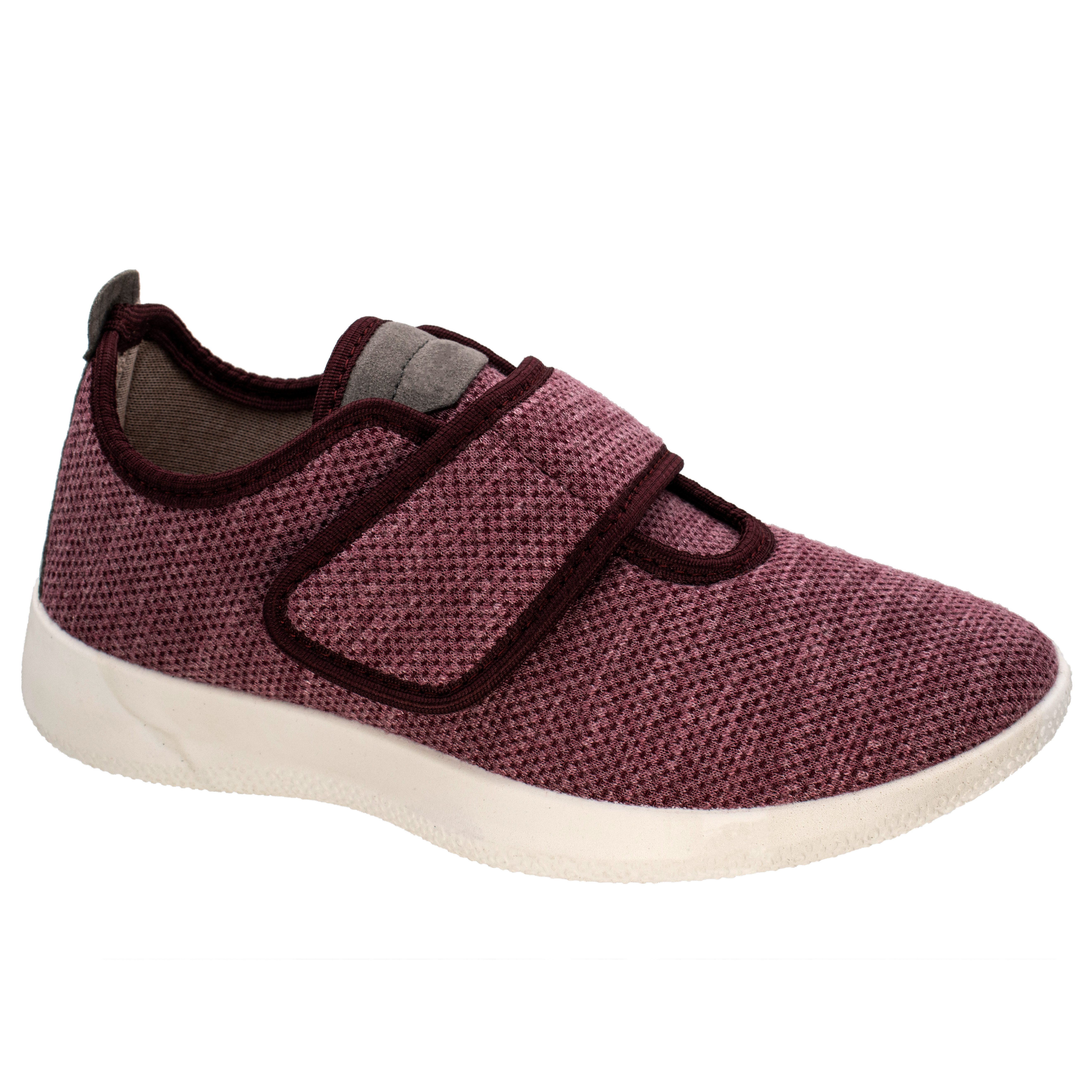 Fischer-Markenschuh Ortho Aktiv Klettschuh aus Textilstretch, mit Textilfutter, Einlegesohle herausnehmbar