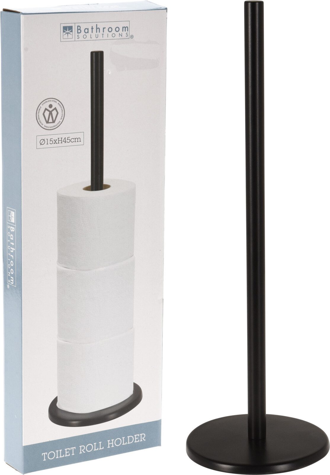 Koopman Toiletten-Ersatzrollenhalter Klopapierhalter Toilettenpapier 45 cm günstig online kaufen