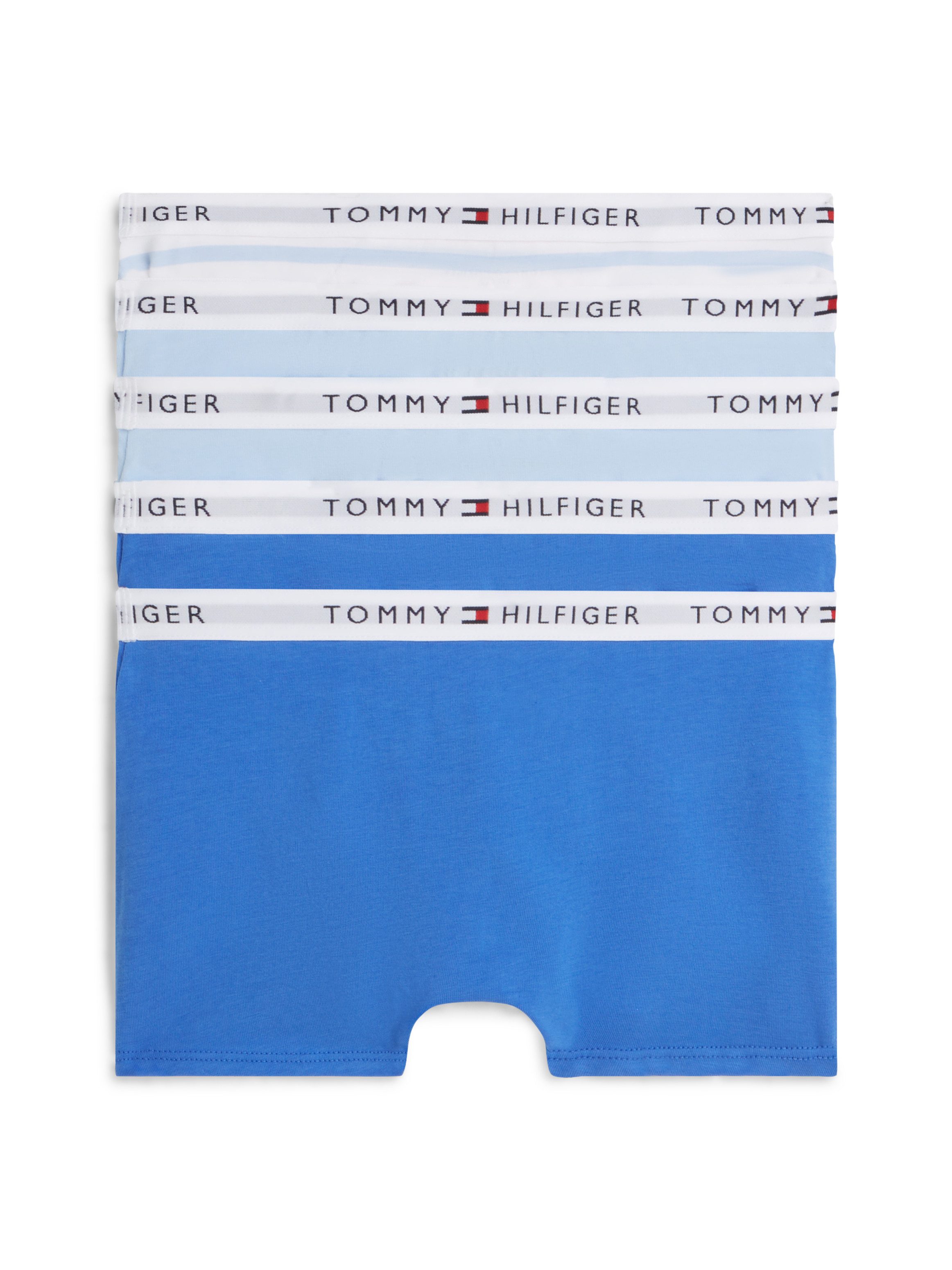 Tommy Hilfiger Underwear Trunk 5 PK TRUNK PRINT mit Logo-Taillenbund, körpernahe Form