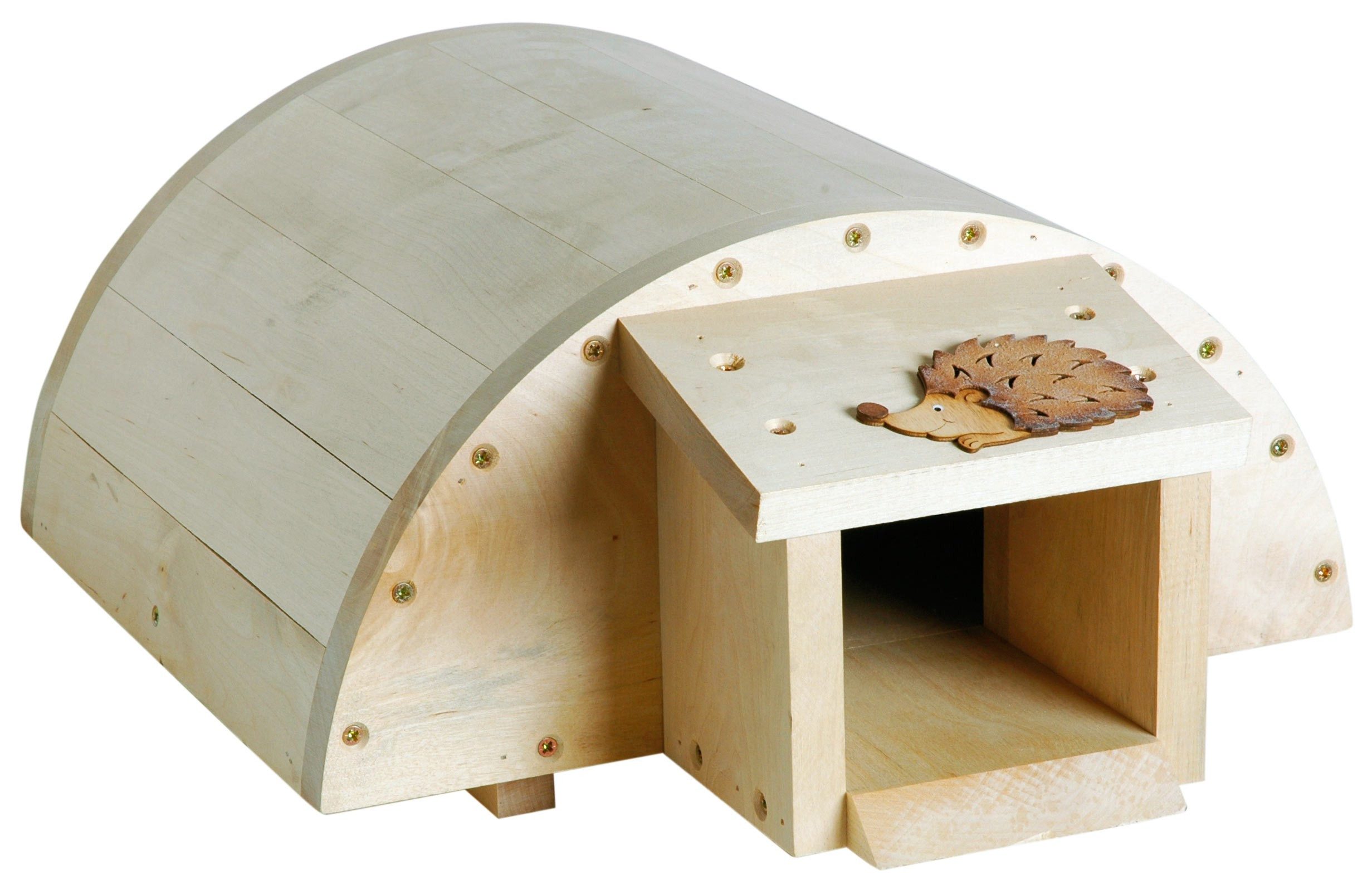 Kleintierstall Igelhaus "Mecki"/"Meckine" als Igelfutterhaus und Igelschlafhaus
