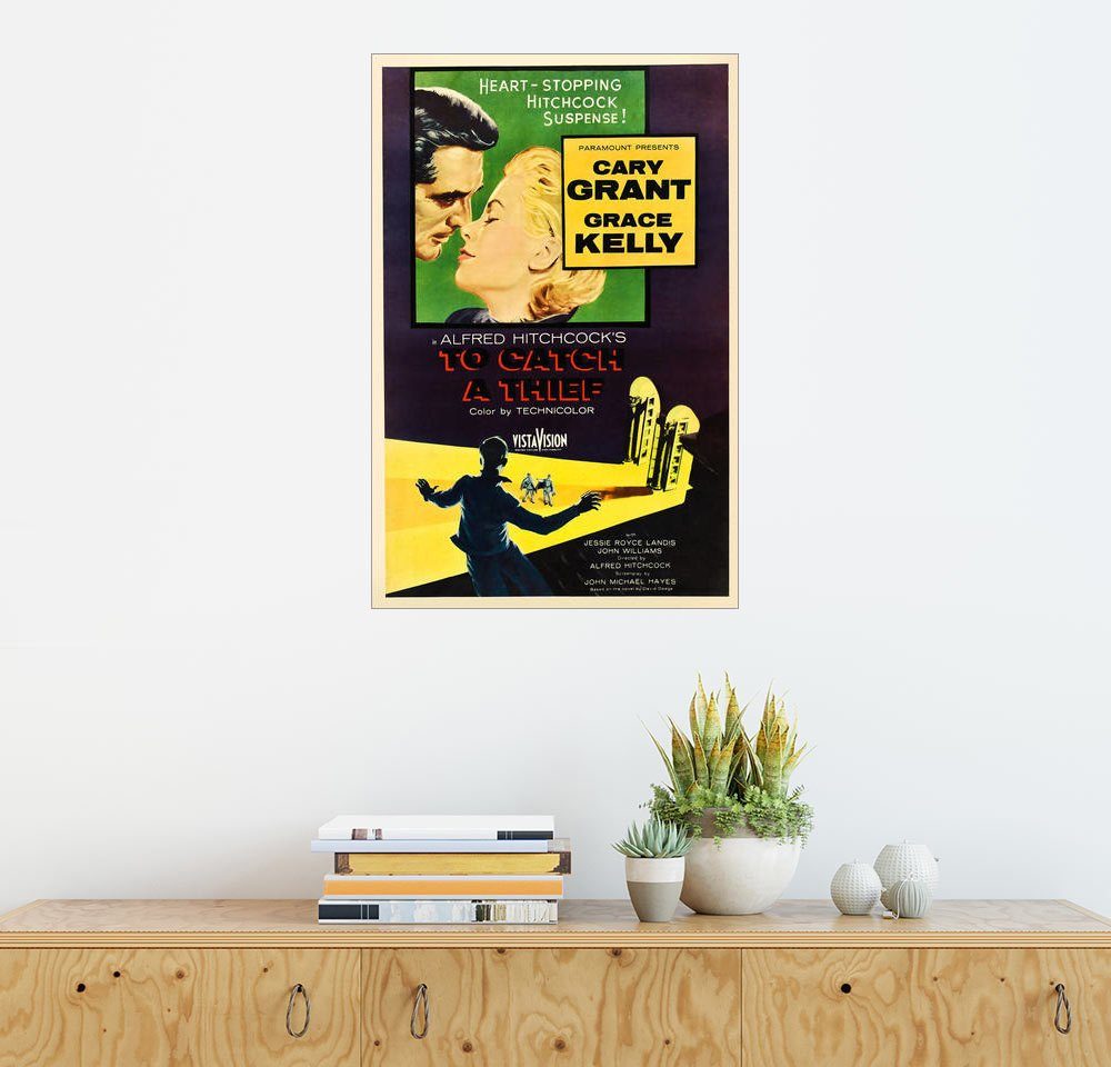 Posterlounge Wandbild, Über den Dächern von Nizza ...
