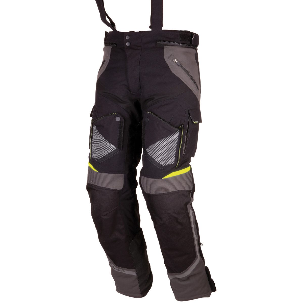 Motorradhose Modeka Motorradhose Panamericana schwarz / gelb