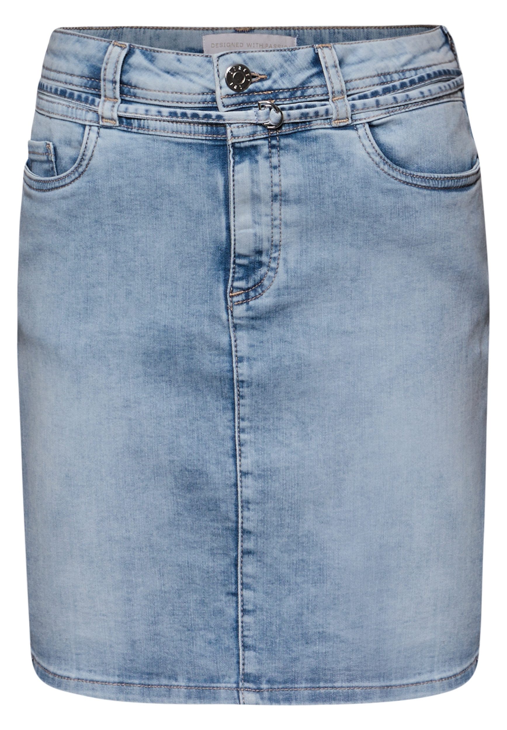 STREET ONE Sommerrock Style Skirt.hw.bleach wash