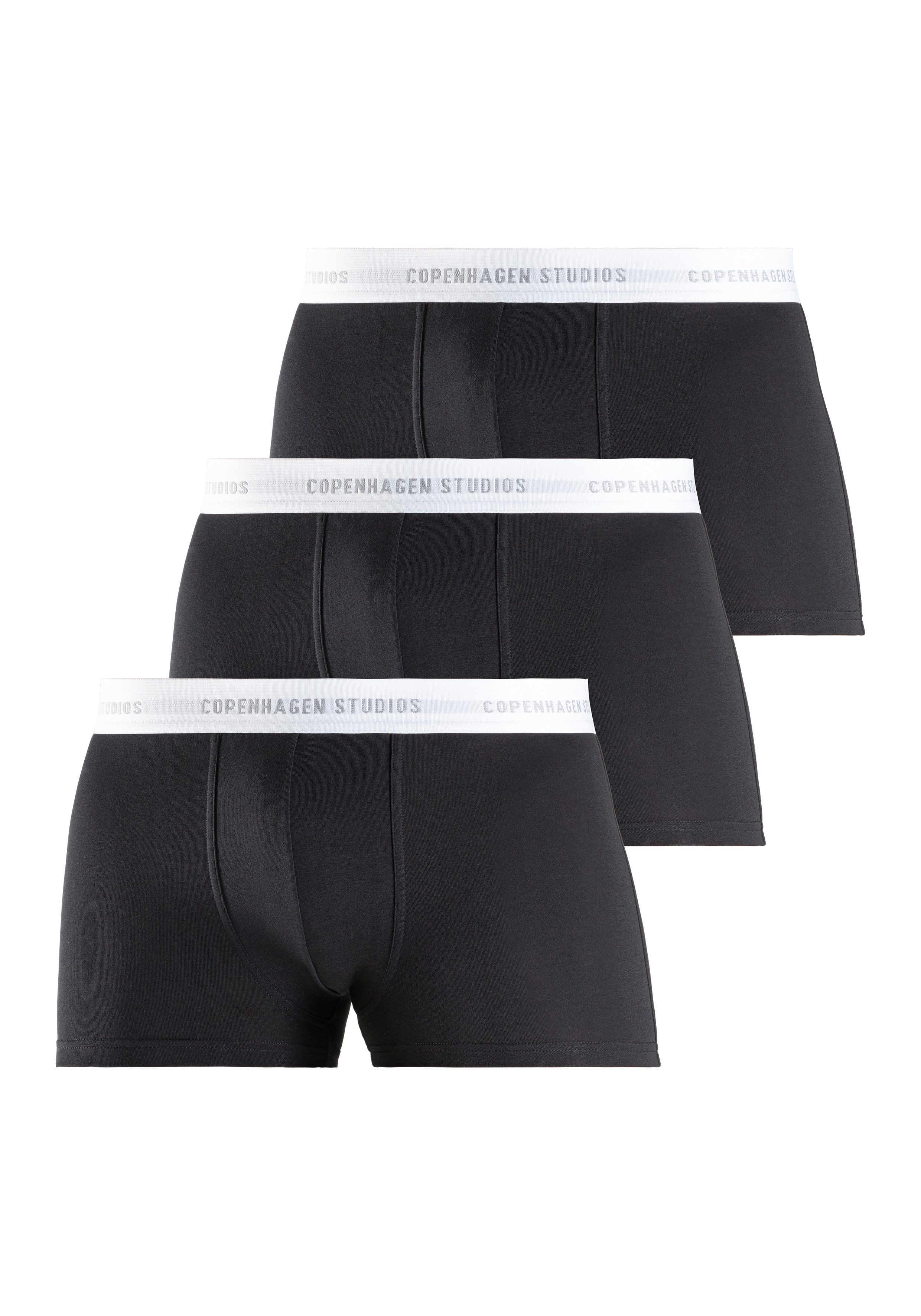 Copenhagen Studios Boxer Boxershorts für Herren (Packung, 3-St) mit weißem günstig online kaufen