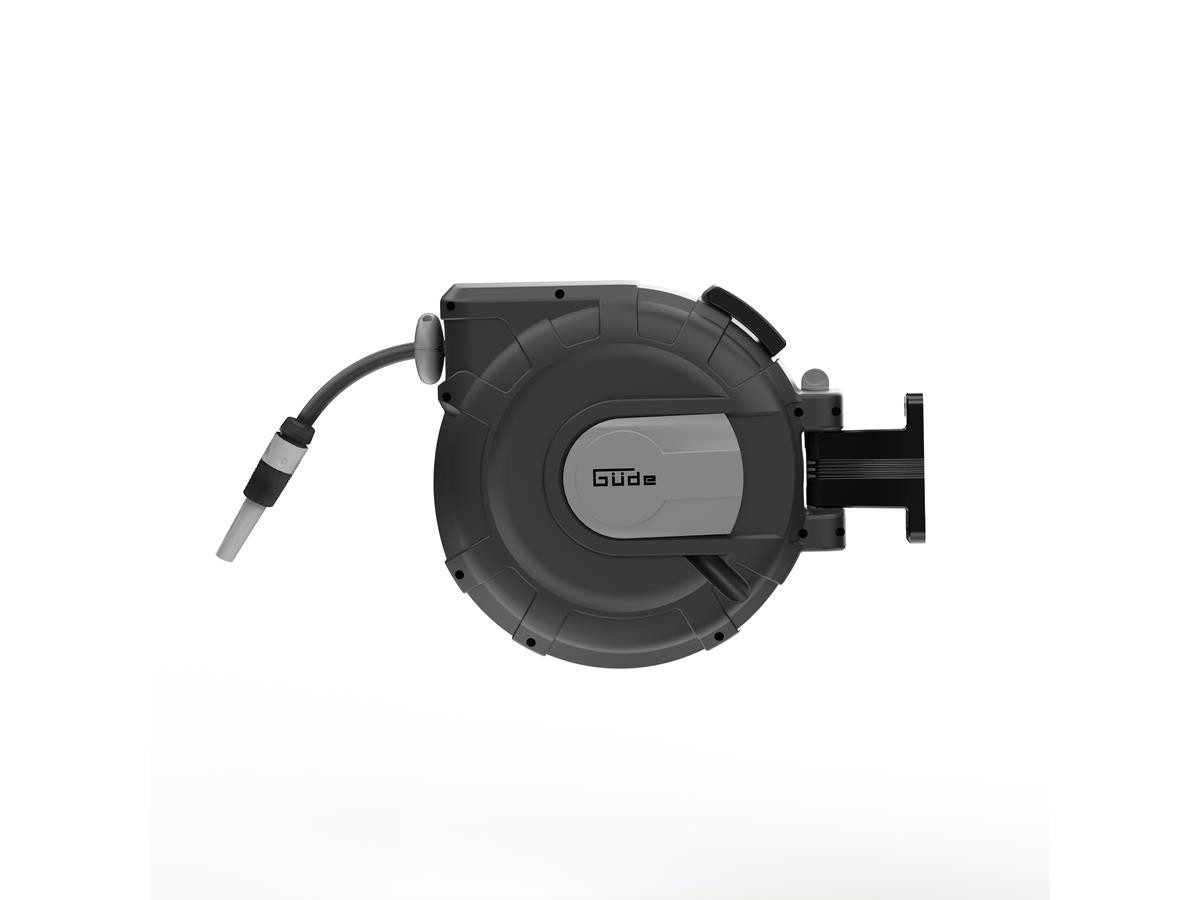 Güde Schlauchtrommel Automatik 30-2-2 1/2, 30 m Gartenschlauch, Einzugsstopp, Anschlussgewinde 1/2", 8 bar