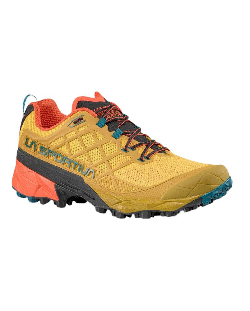 La Sportiva Trail-Laufschuhe Akyra II 2024 gelb/everglade Herren Wanderschuh