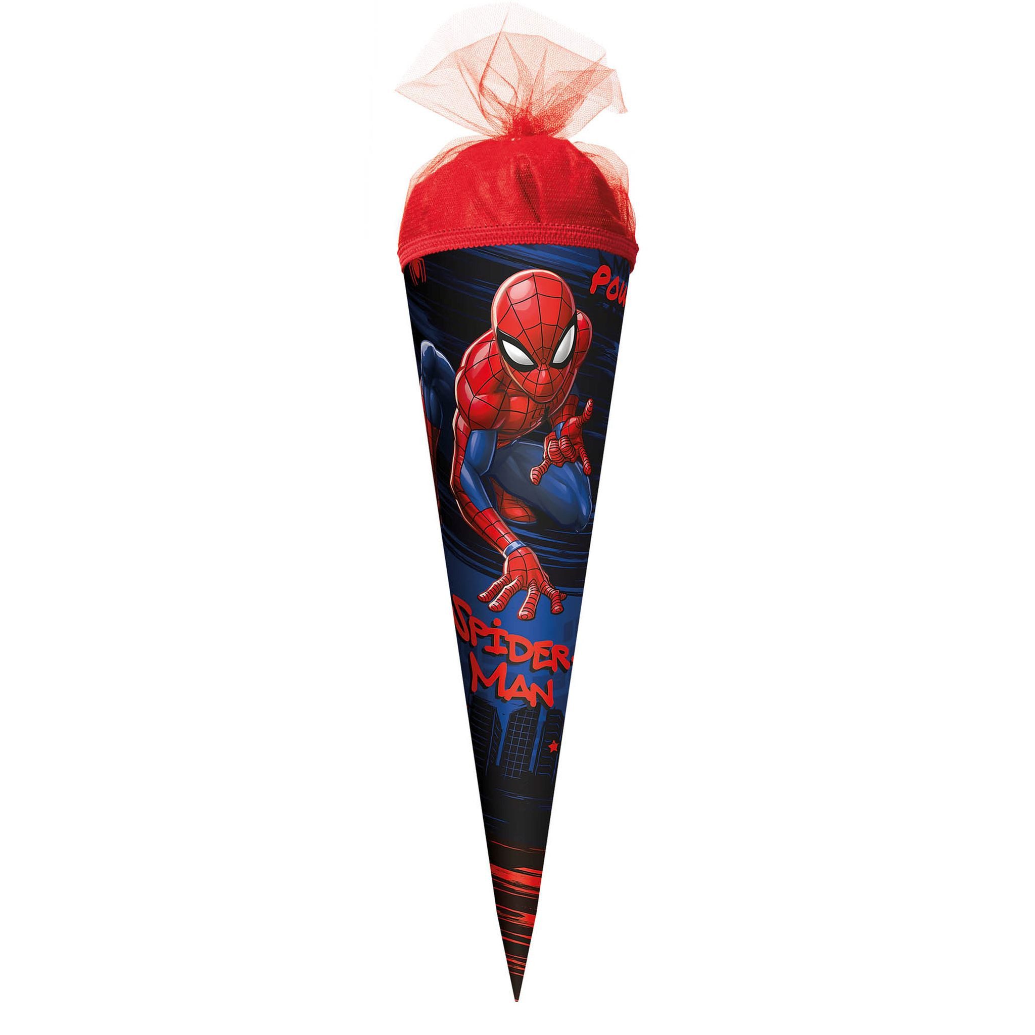 Roth Schultüte Roth Schultüte 50cm Marvel Spiderman rund Tüllverschluss