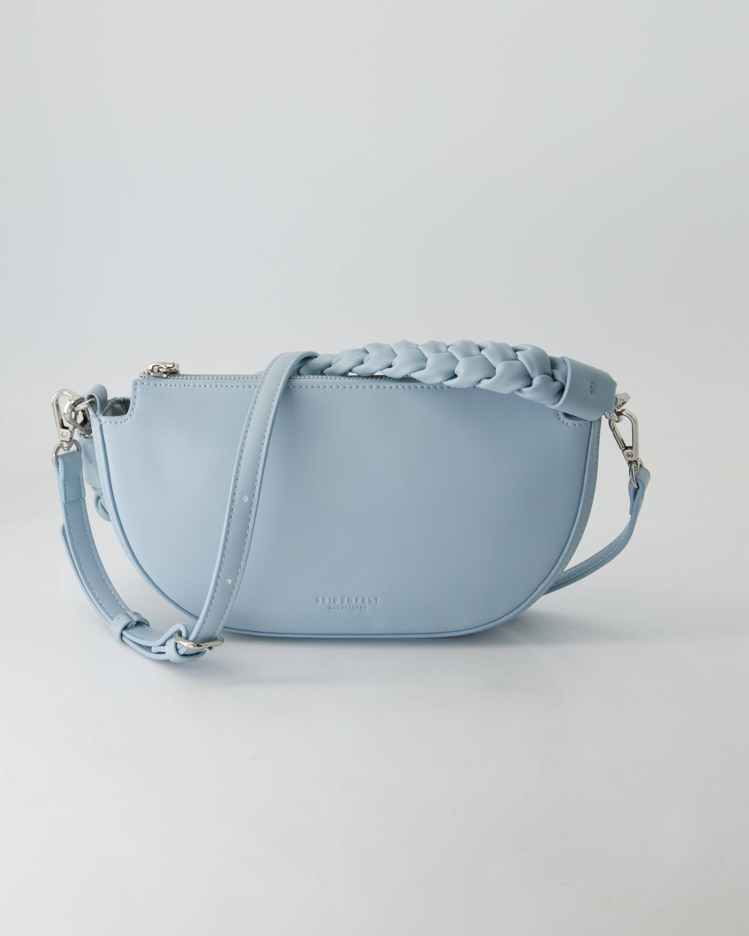 Seidenfelt Manufaktur Umhängetasche Melbu Halfmoon Bag, Obermaterial: Leder günstig online kaufen