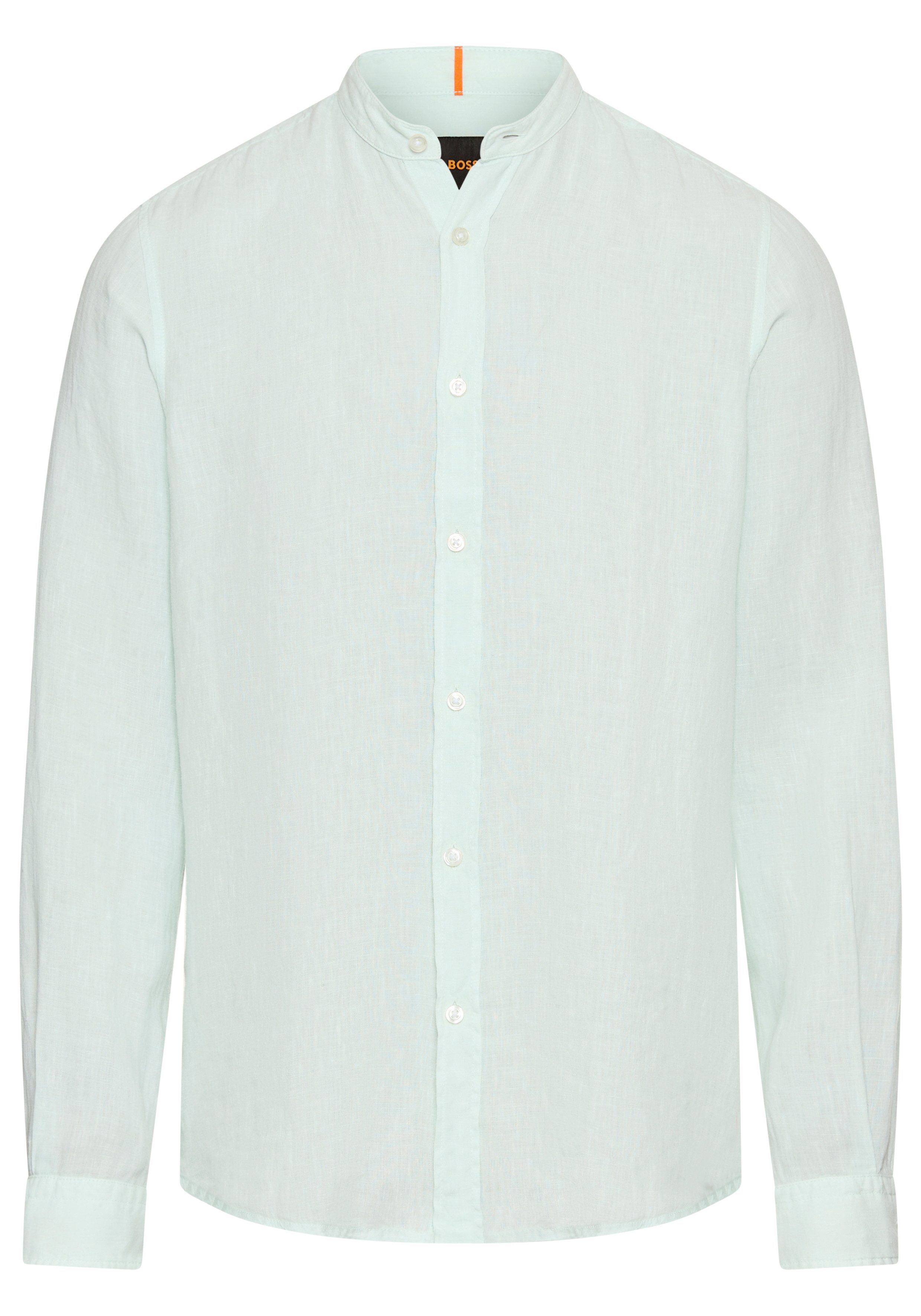 BOSS ORANGE Langarmhemd Race mit Stehkragen günstig online kaufen