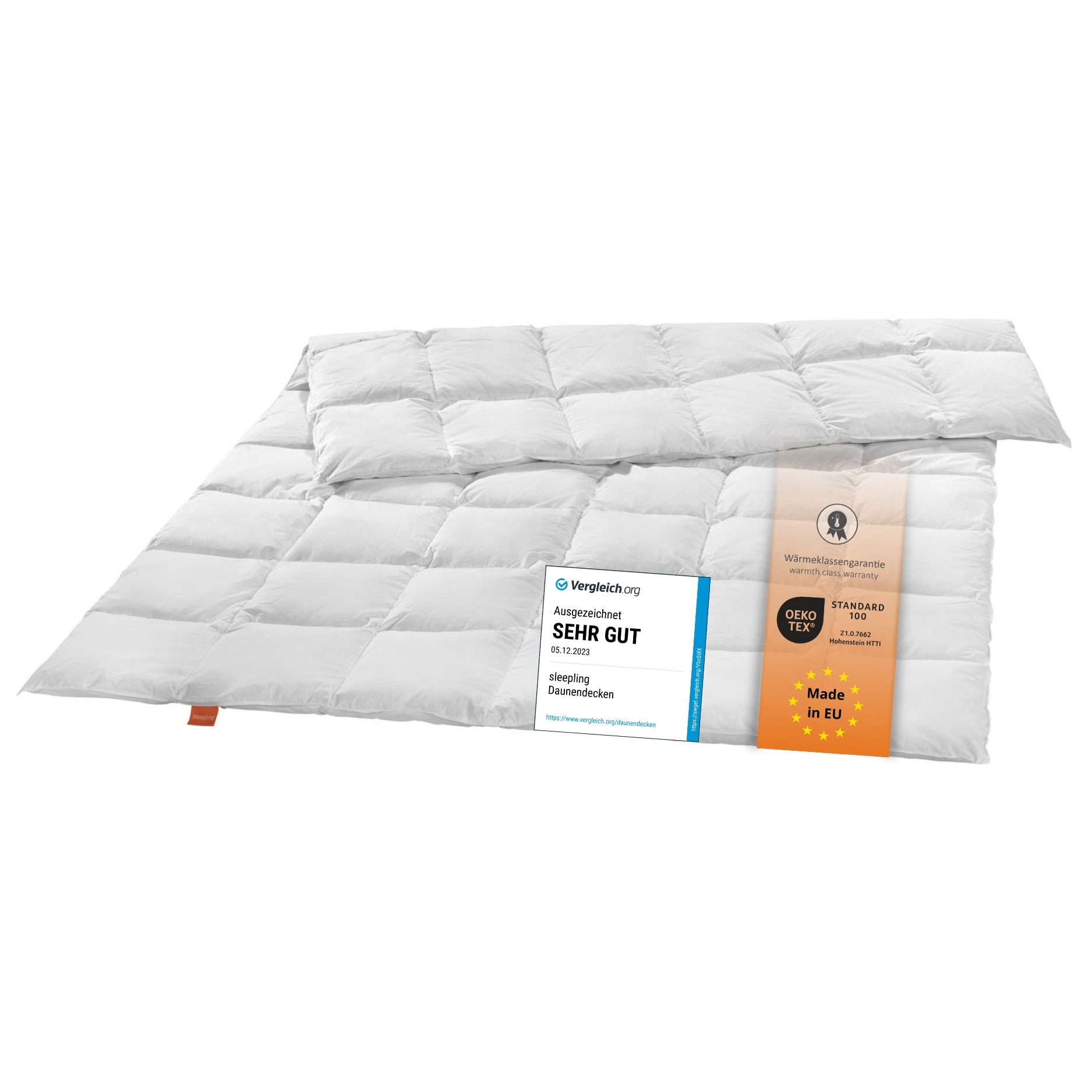 sleepling Daunenbettdecke "Komfort", Füllung: 90% Daunen, günstig online kaufen