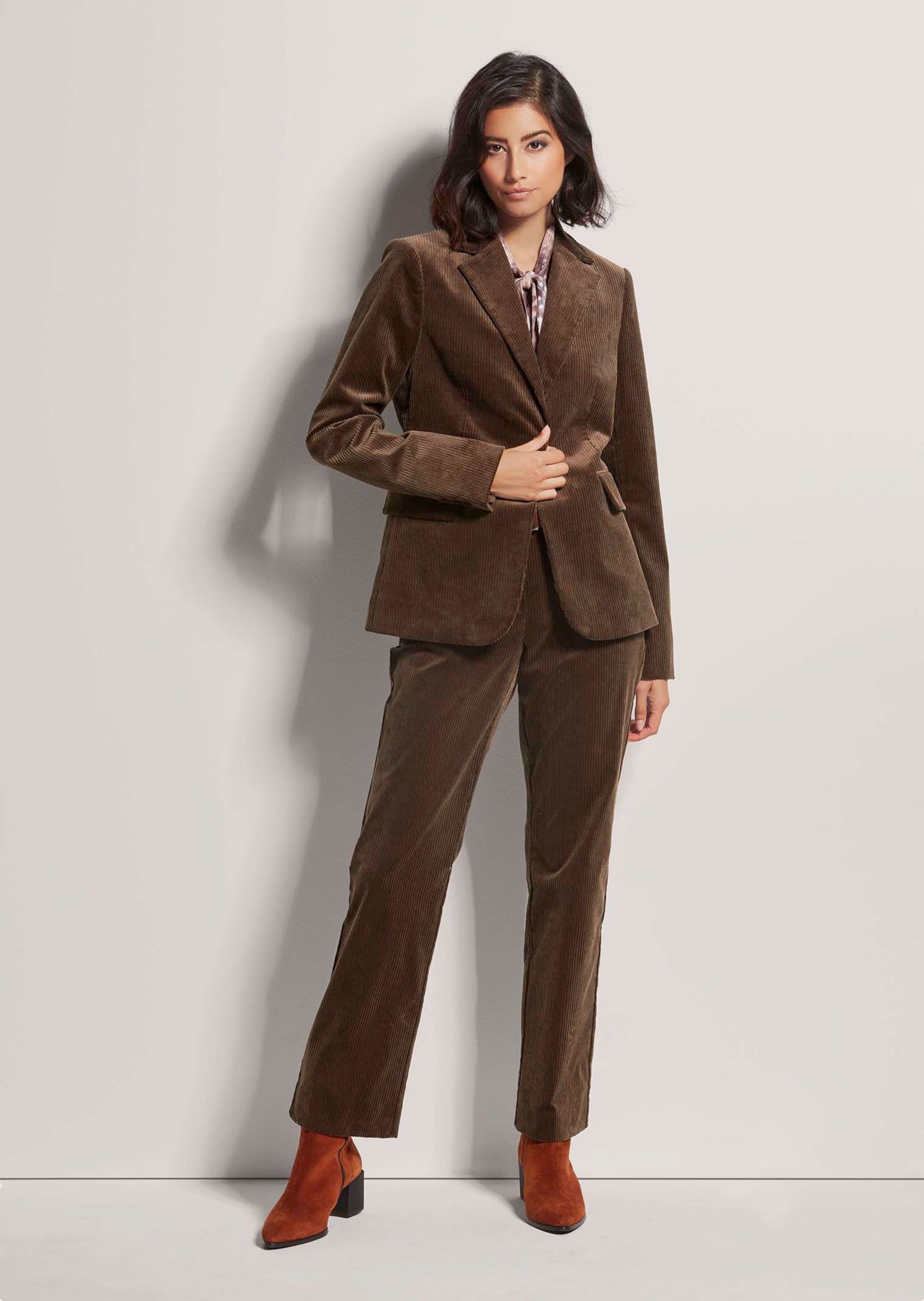 MADELEINE Kurzblazer Klassischer Cordblazer mit Reverskragen Blazer in klas günstig online kaufen