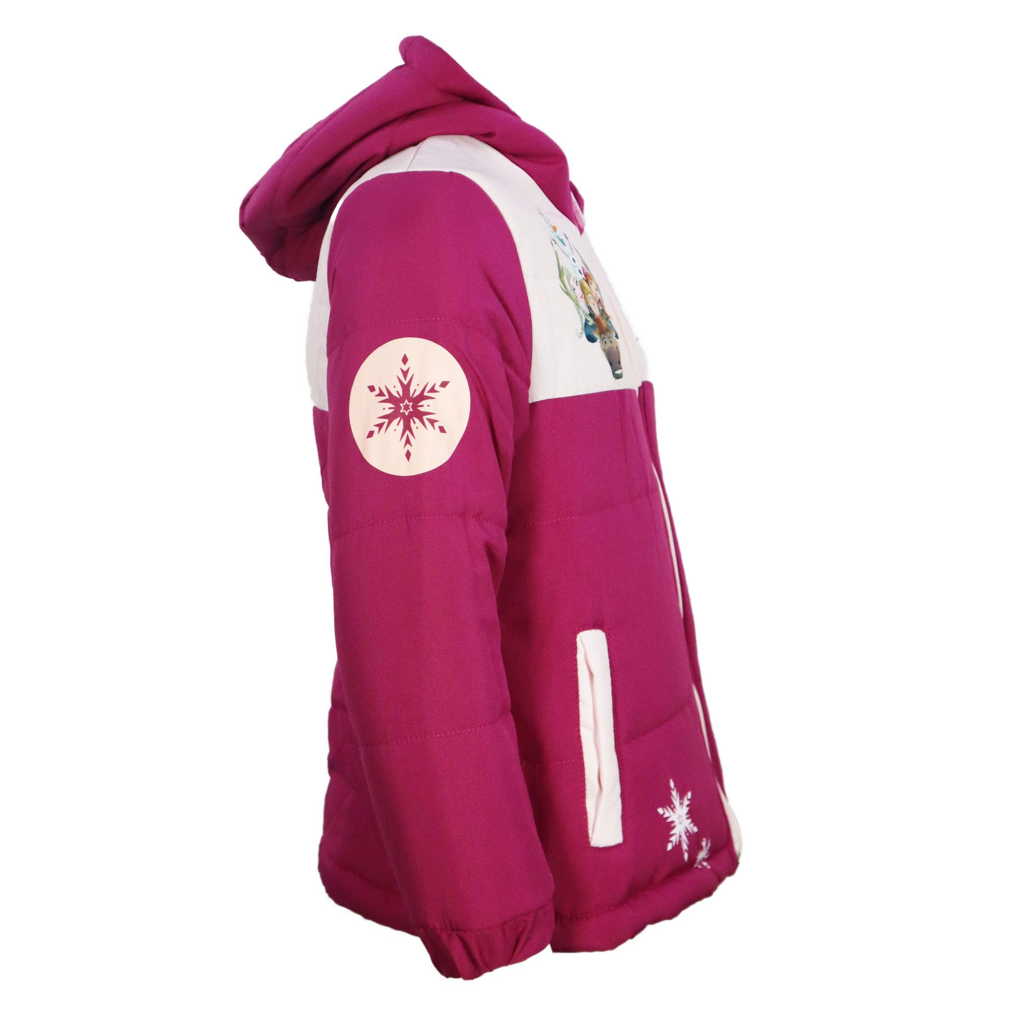 Disney Winterjacke Disney Die Eiskönigin Mädchen Kinder Jacke Kapuze Gr. 92-128