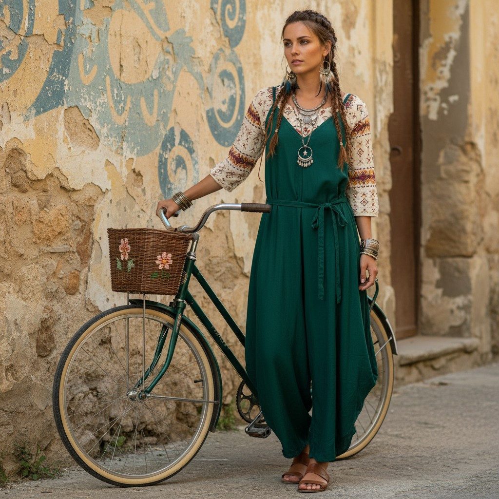 Guru-Shop Relaxhose Einfarbiger Jumpsuit, Sommer Overall,.. alternative Bek günstig online kaufen