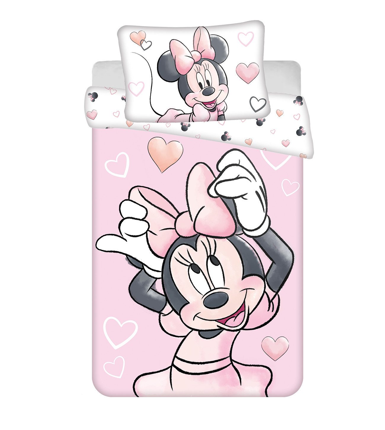 Disney Minnie Mouse Babybettwäsche Wendebettwäsche Minnie Mouse 2tlg. Baumw günstig online kaufen