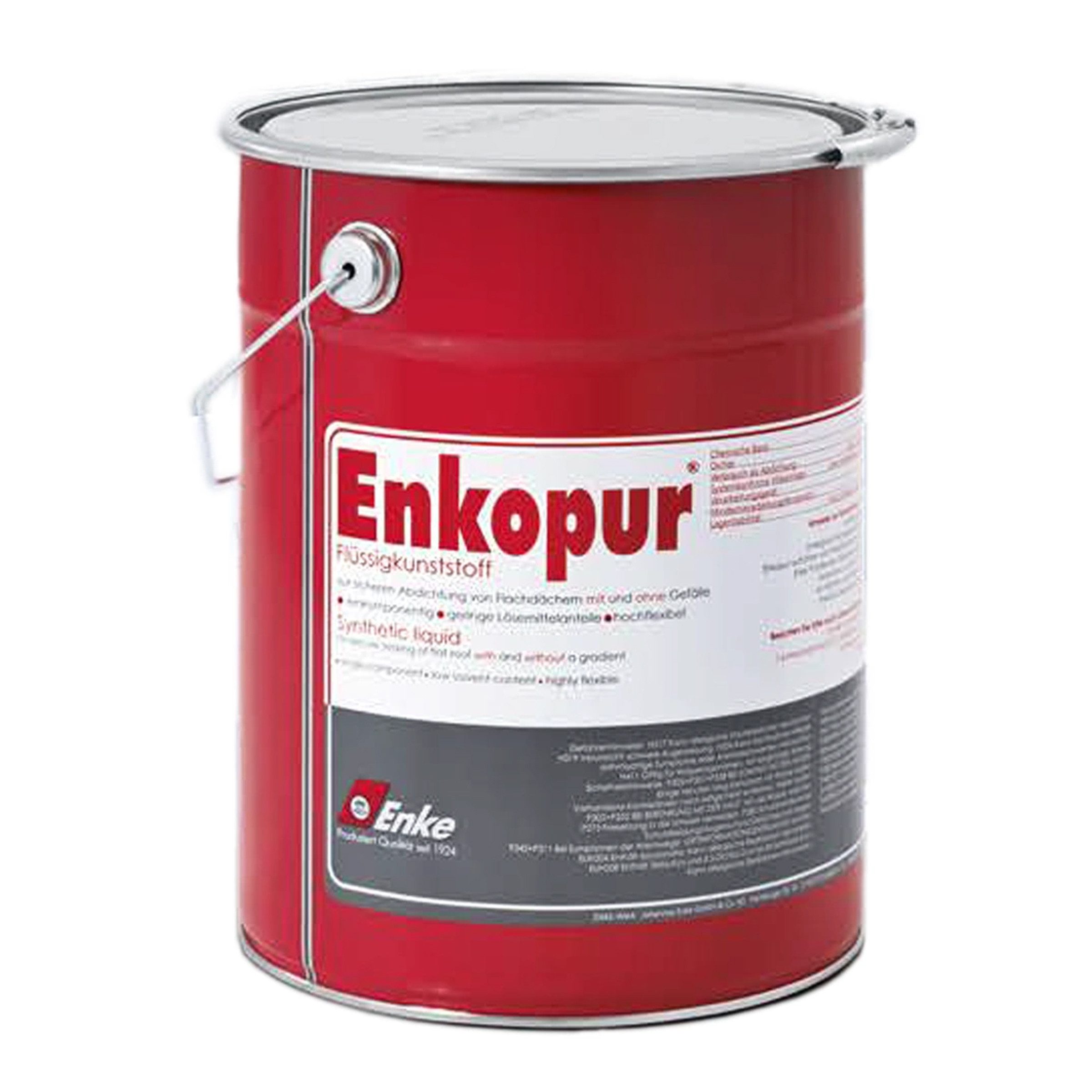Enke Grundierfarbe Enke Enkopur 11619SG Flüssigharz 4kg Silbergrau