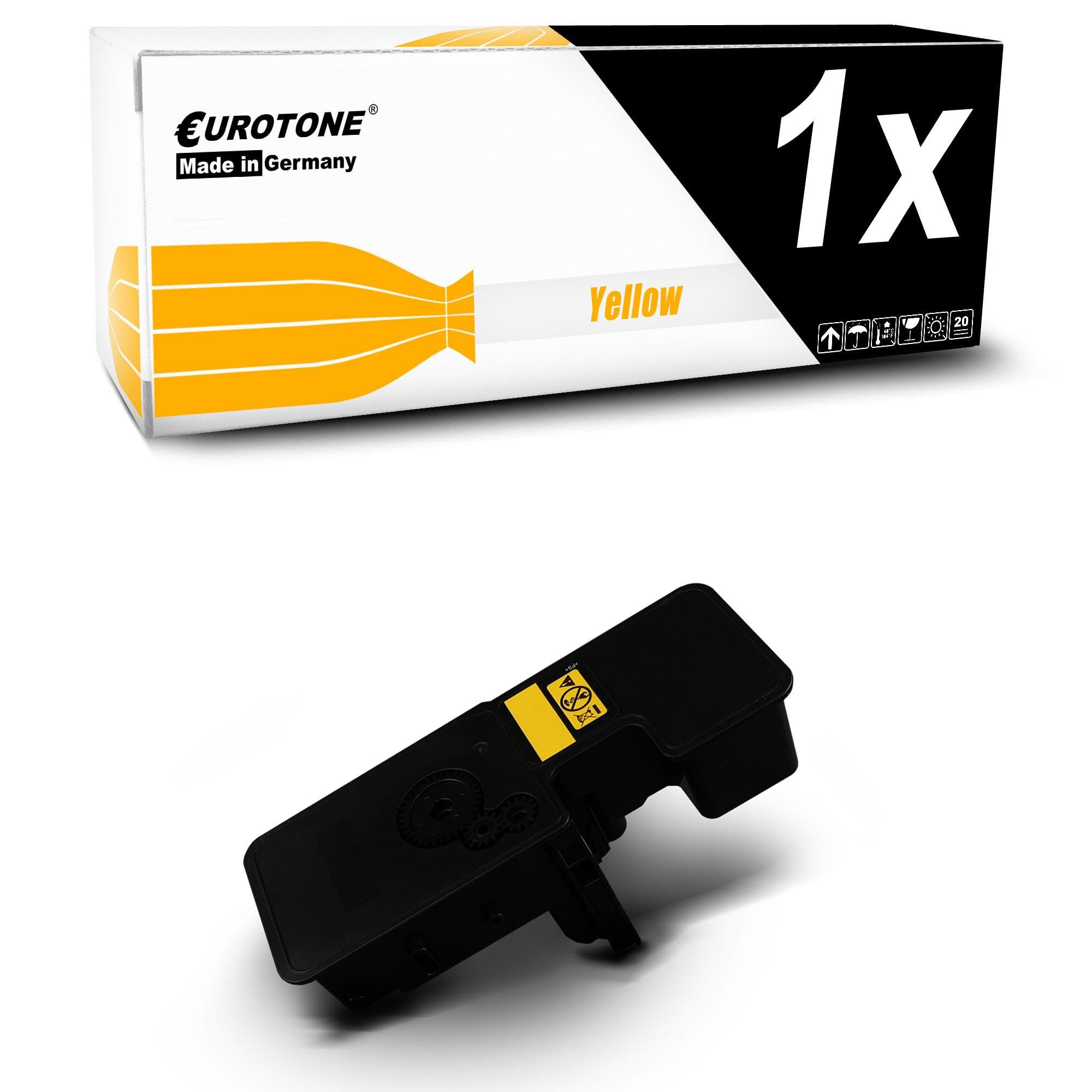 Eurotone Tonerkartusche Yellow Toner kompatibel für Utax P-C2566 P-C2650 P-C2655 ersetzt…, (Einzelpack, 1-St), Kompatibel, sofort einsatzbereit