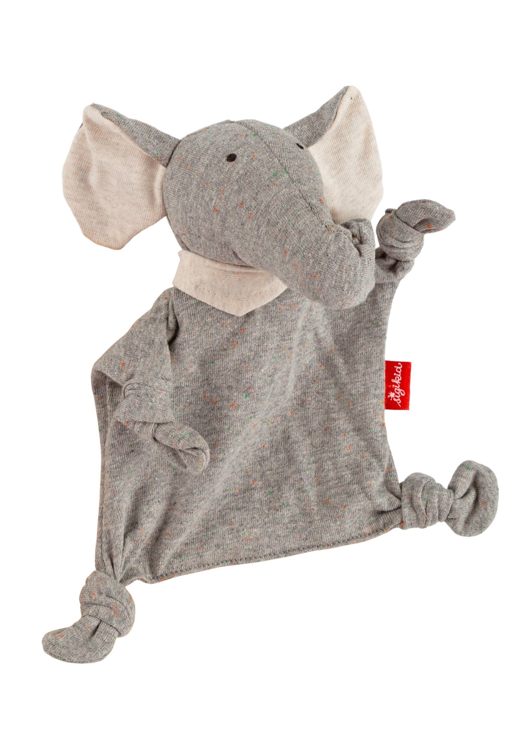 Sigikid Schnuffeltuch Schmusetuch Mini-Schnuffeltuch Elefant, (1-tlg)