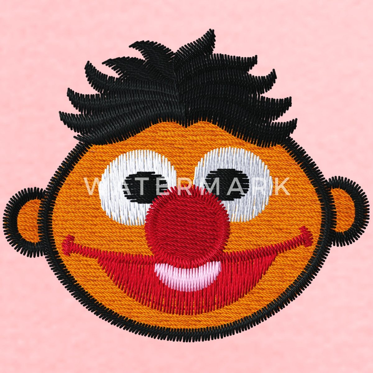 Spreadshirt Hoodie Sesamstraße Ernie Als Stickmotiv Kinder Premium Hoodie (1-tlg)
