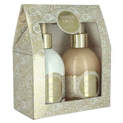 VIVIAN GRAY Hautreinigungs-Set Geschenkset Creme Seife & Hand Lotion Sweet Vanilla