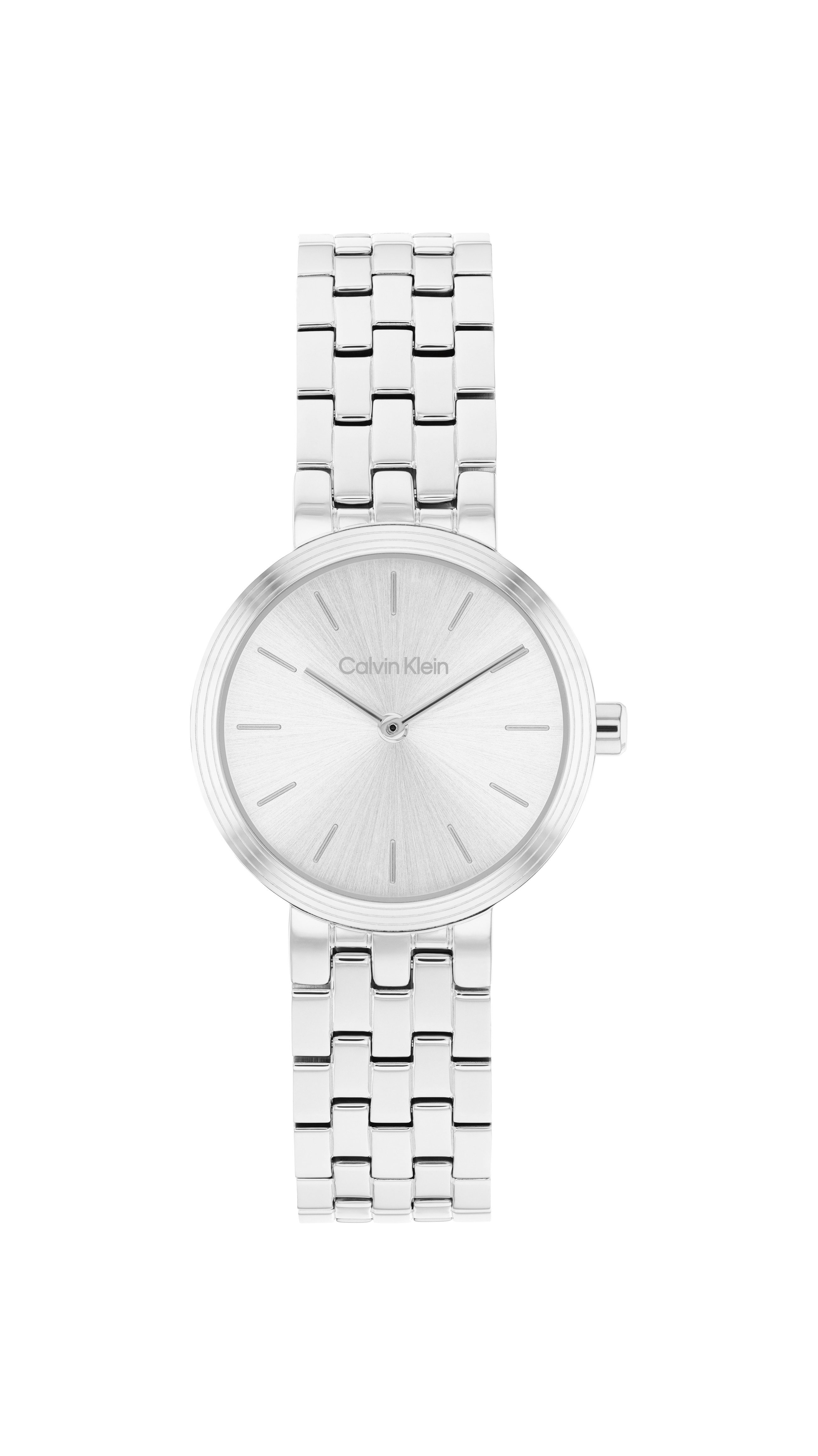 Calvin Klein Quarzuhr FORME 25100186, Armbanduhr, Damenuhr, Edelstahlarmband, analog