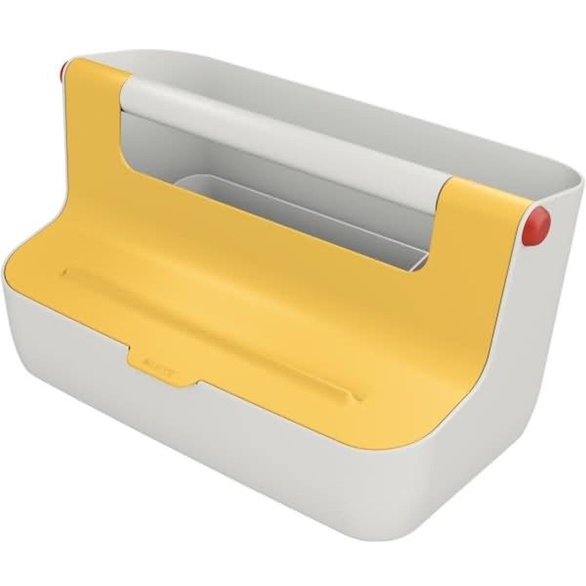 LEITZ Tischaufsatz Mobile Aufbewahrungsbox Cosy ABS-Kunststoff hellgrau/gelb