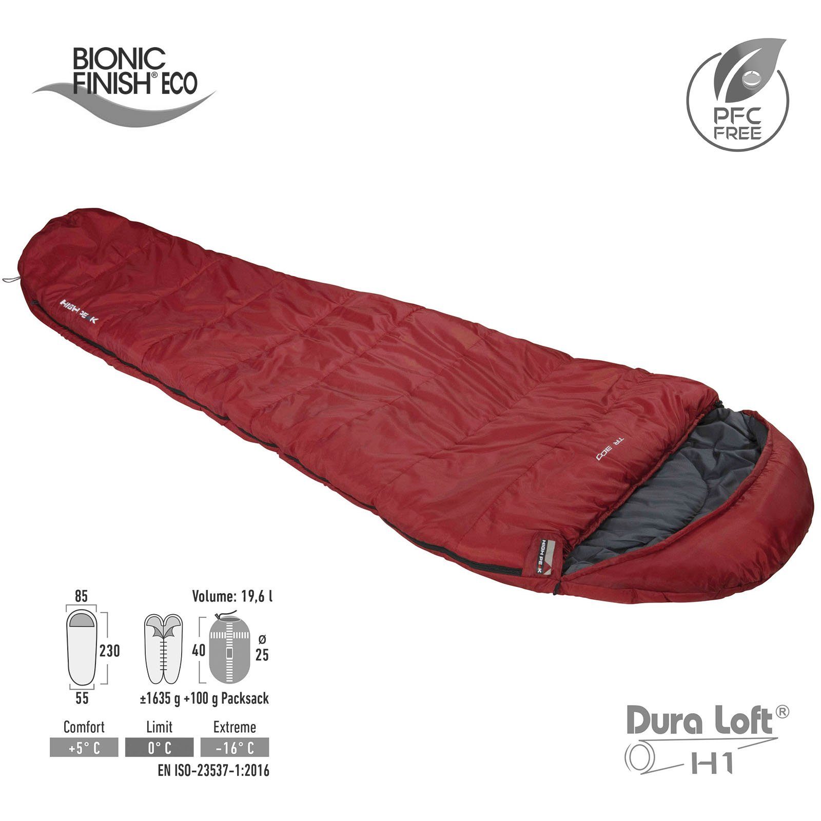 High Peak Mumienschlafsack Mumien Schlafsack TR günstig online kaufen