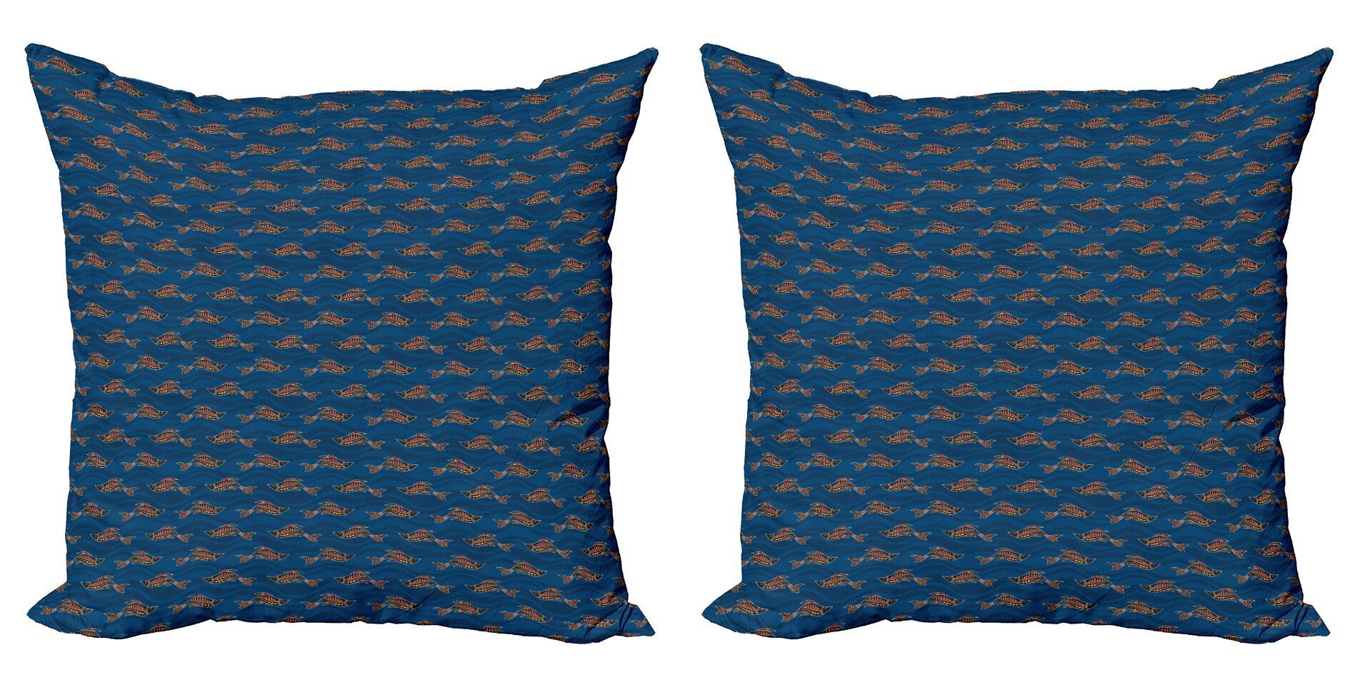 Kissenbezüge Modern Accent Doppelseitiger Digitaldruck, (2 Aboriginal Stück), Abakuhaus Welle Wasserkunstwerk