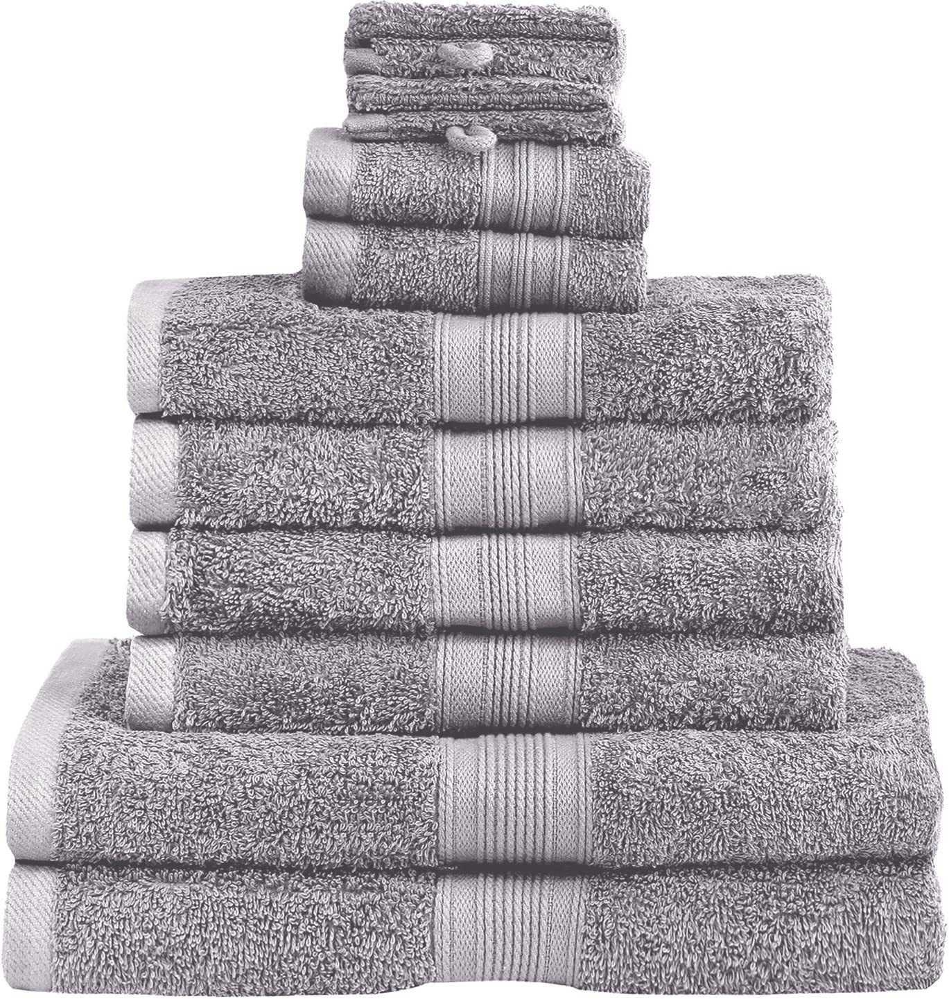 GREEN MARK Textilien Handtuch Set 10er-Set Premium Frottier Handtuch-Set, 1 günstig online kaufen