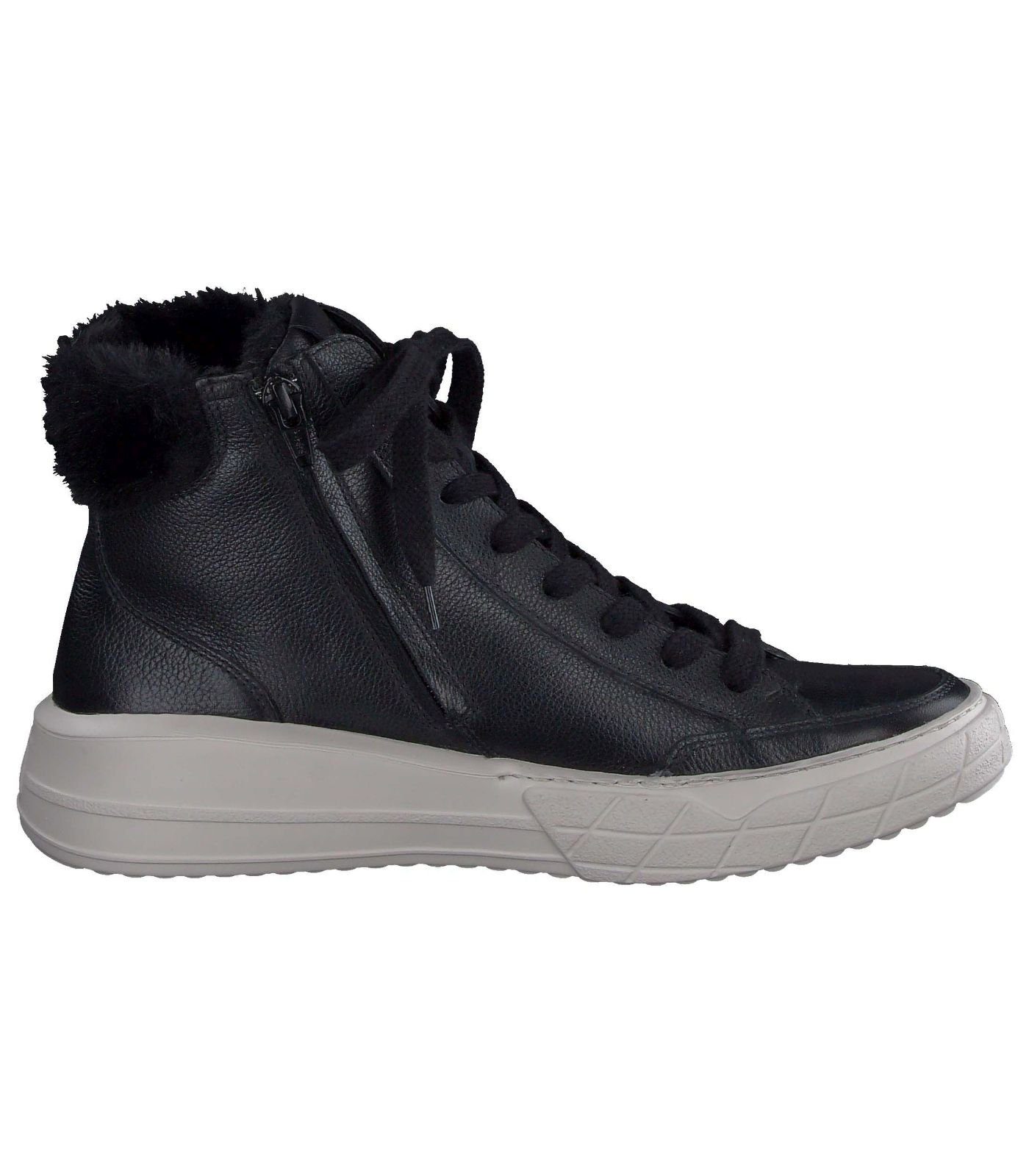 Paul Green Schwarz Glattleder Sneaker Sneaker