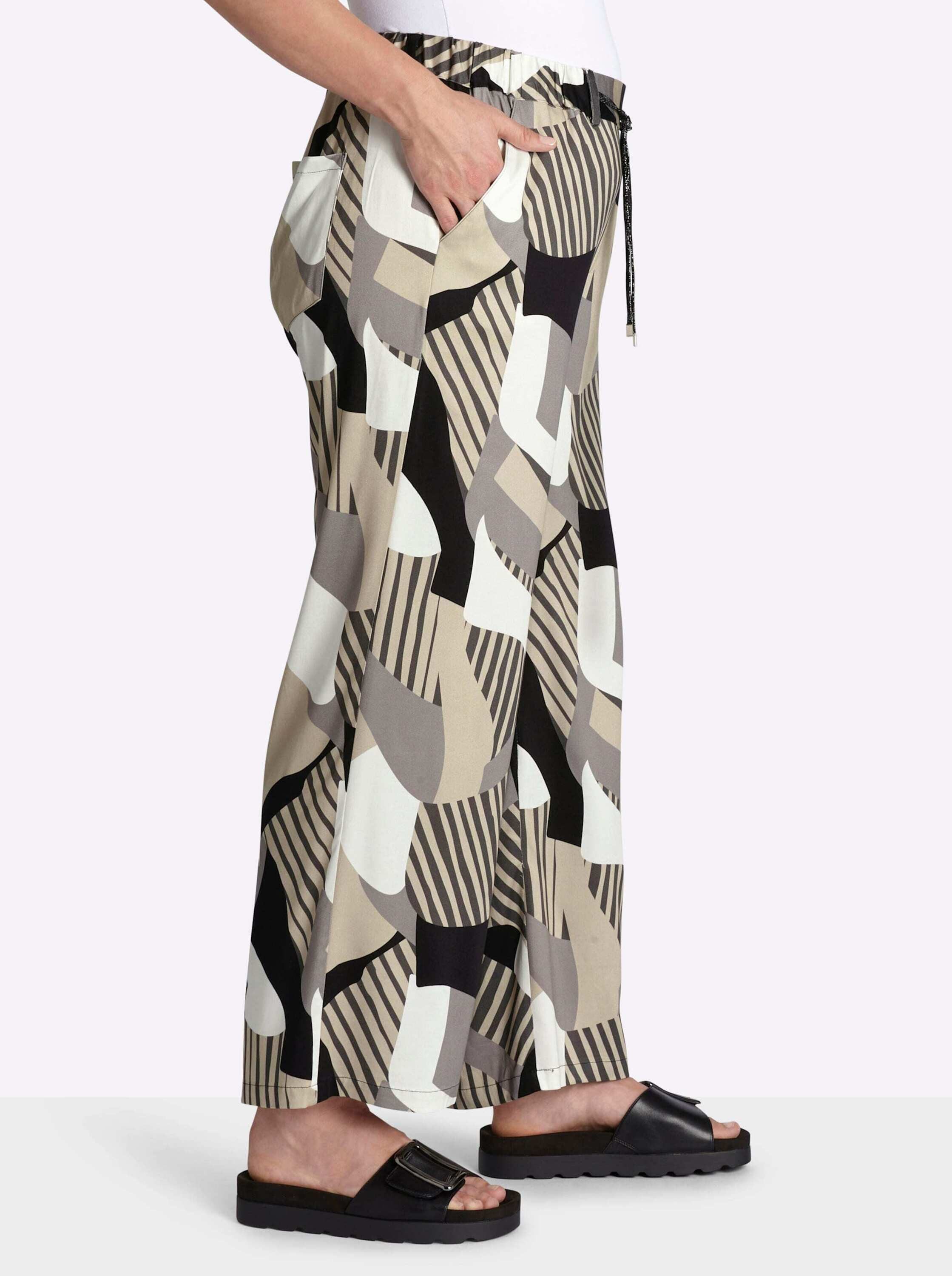 Sheego Jerseyhose Marlenehose normal
