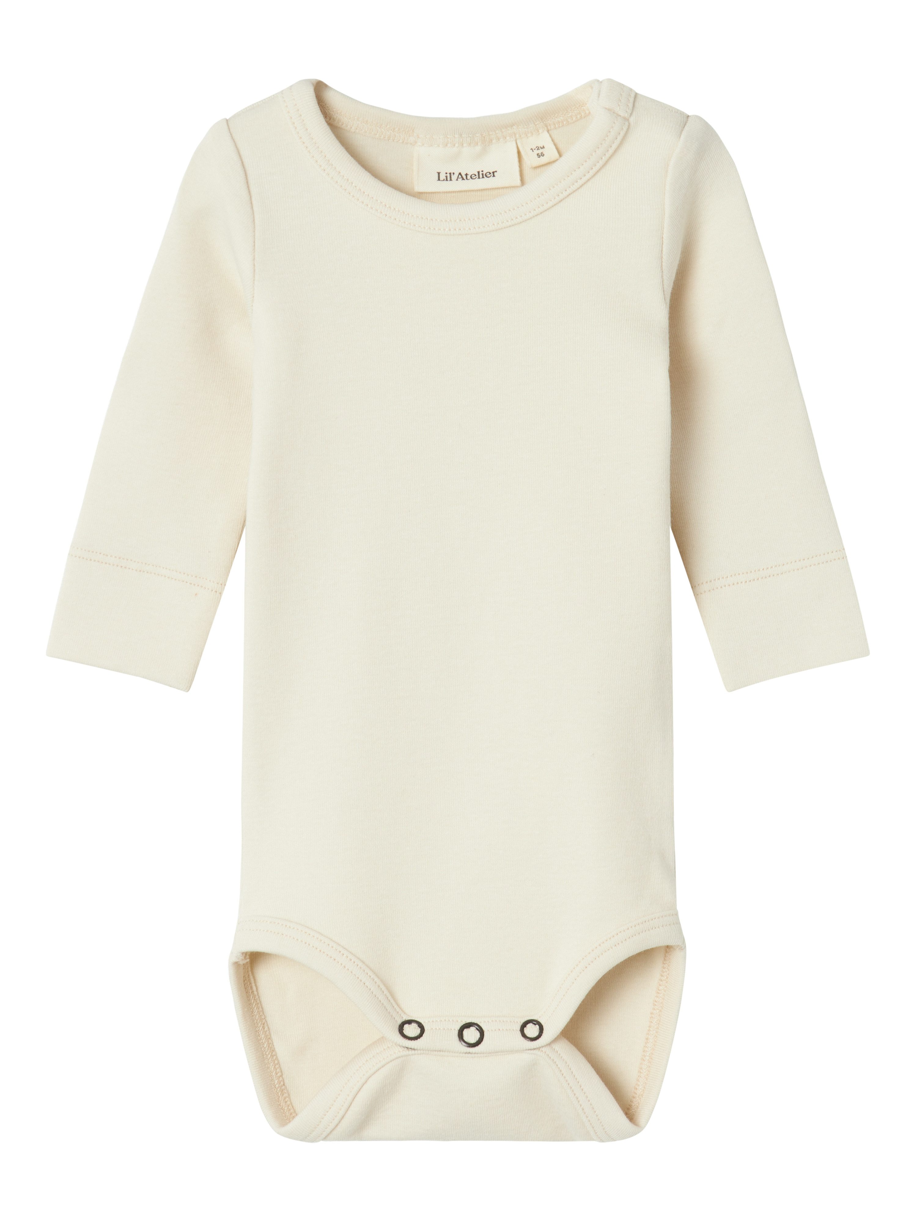 Lil' Atelier Langarmbody NBNGAYO LS SLIM BODY LIL NOOS Baumwollmischung