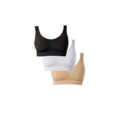 Barbara Seitz Bügelloser BH Ultra Comfort Bra 3er Set Größe L (3-tlg., 3er-Pack) Stützend, ohne Bügel, hoher Tragekomfort, komfortabler BH bügellos