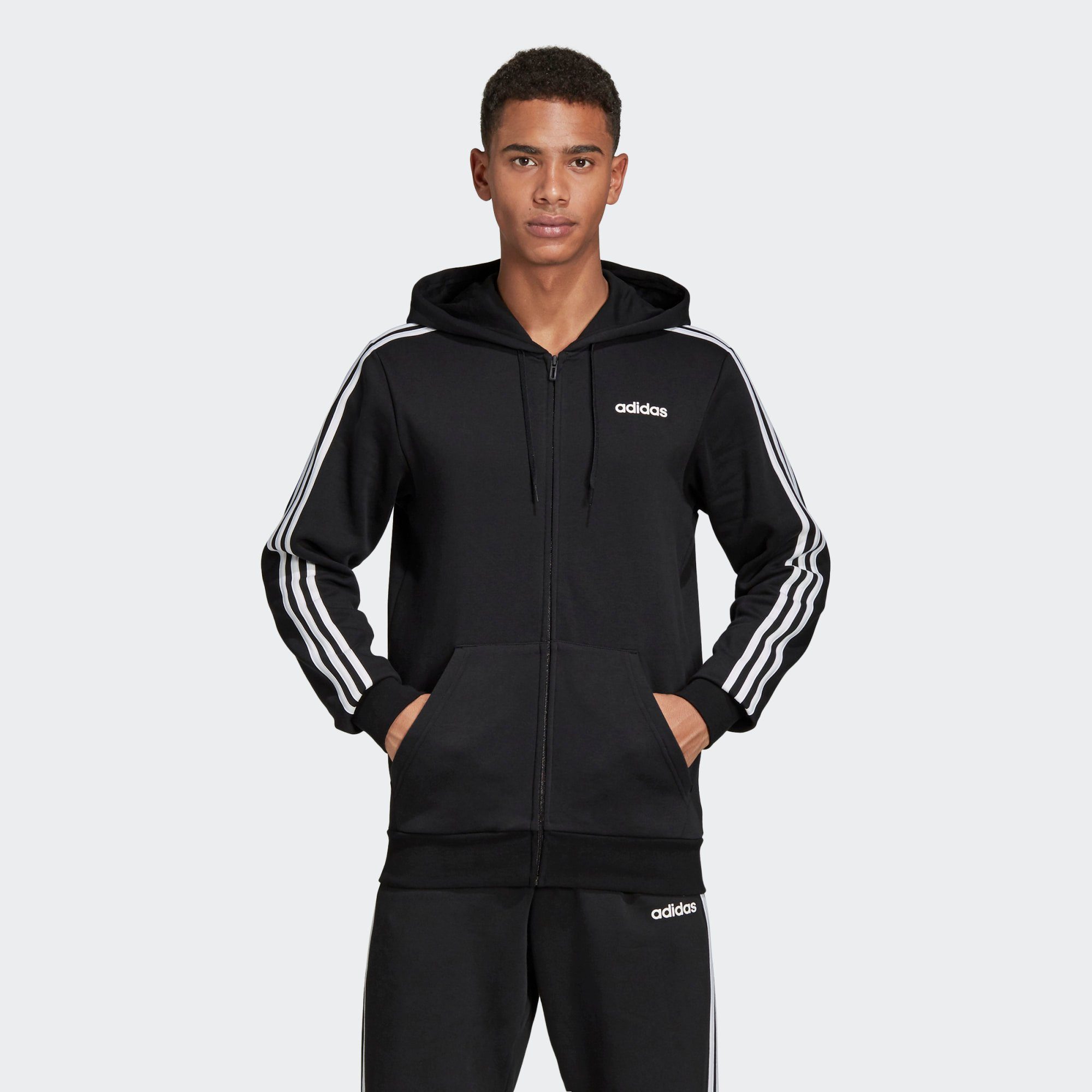 adidas Performance Kapuzensweatjacke »Essentials 3 Streifen adidas Performance Kapuzensweatjacke »M AAC FULL ZIP HOODIE