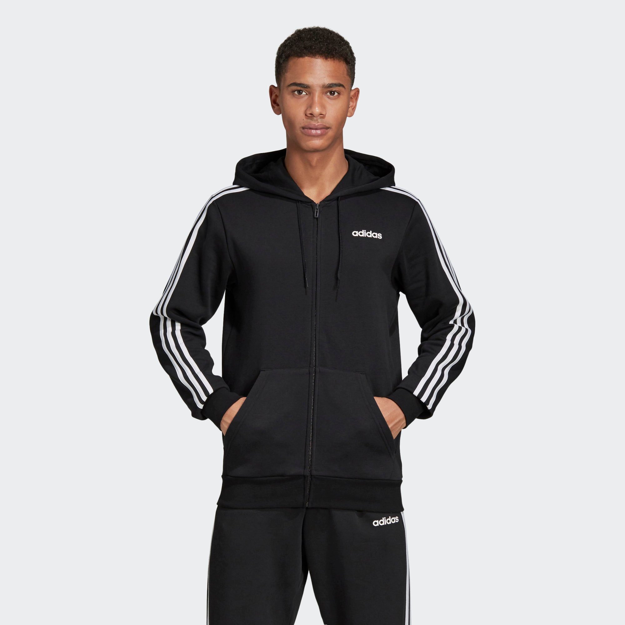 adidas Performance Kapuzensweatjacke »Essentials 3-Streifen Fleece  Kapuzenjacke« online kaufen | OTTO