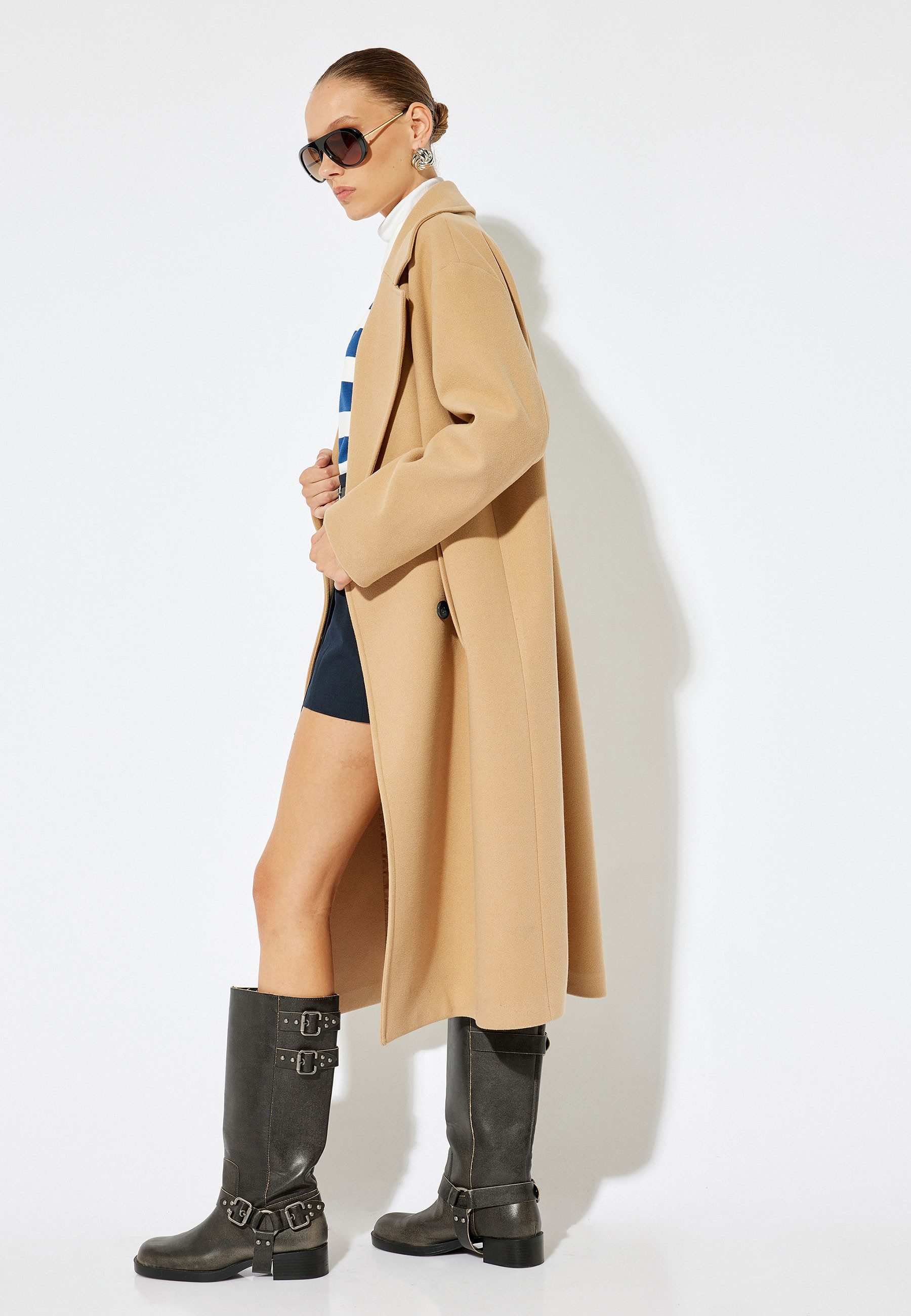Langmantel Regular Jacket Kragen