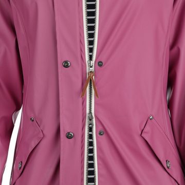 Dry Fashion Regenjacke Damen Regenmantel Kiel mit verstellbarer Kapuze - wind- & wasserdicht