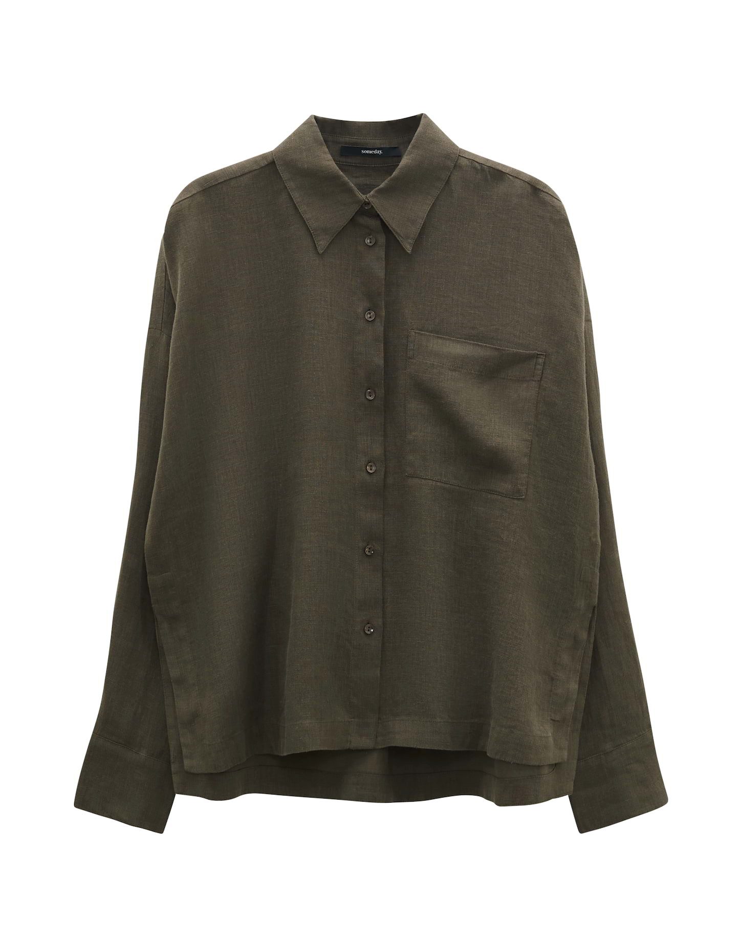 someday Langarmbluse Leinenbluse ZELINOLA günstig online kaufen