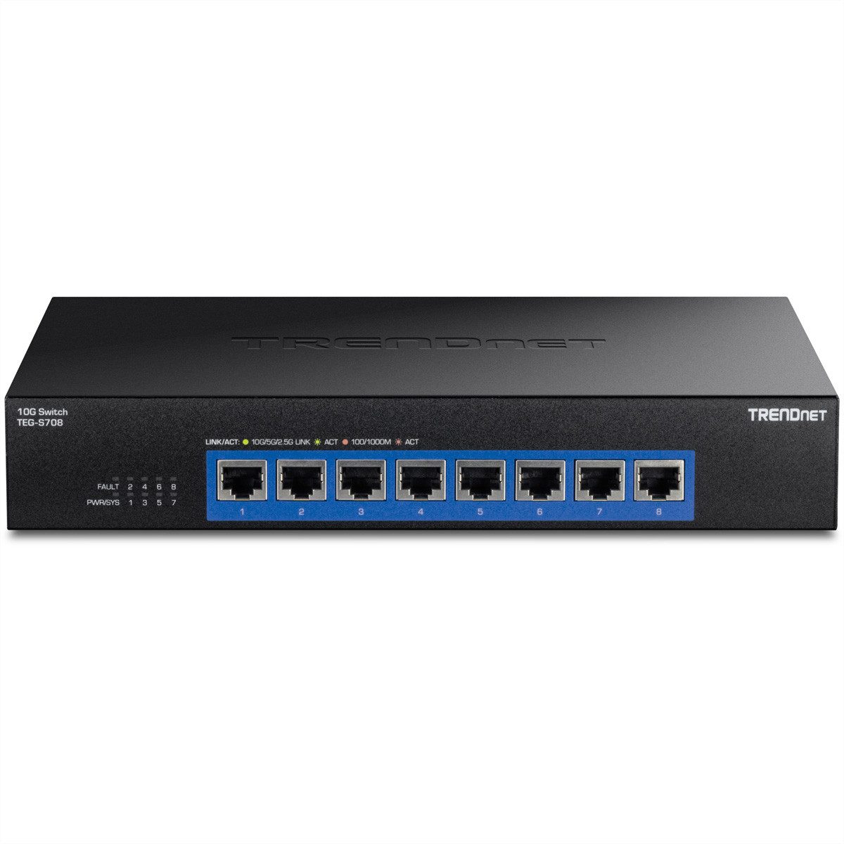Trendnet TEG-S708 8-Port 10G Switch Netzwerk-Switch