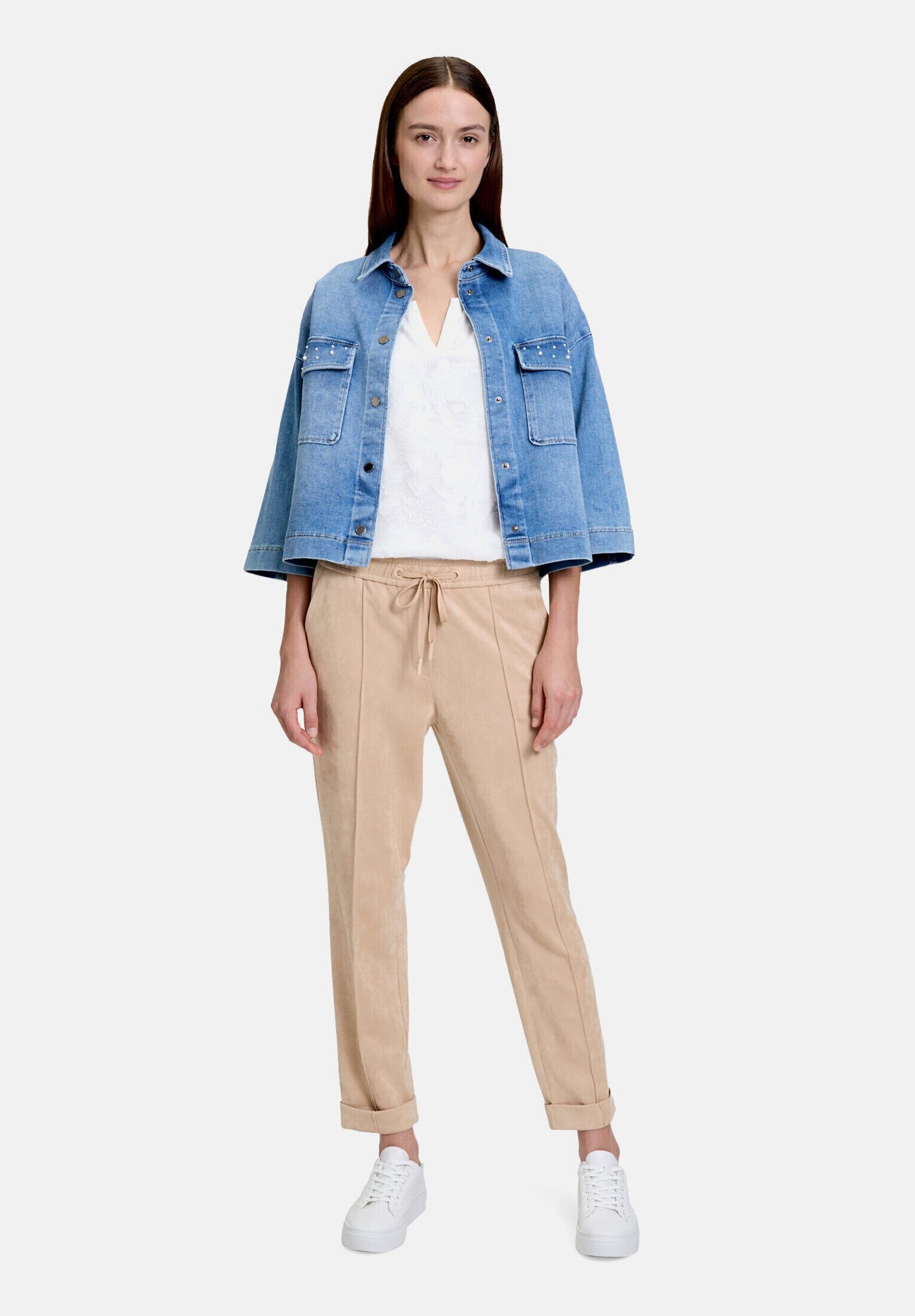 Betty&Co Jackenblazer Damen mit Perlen Perlen