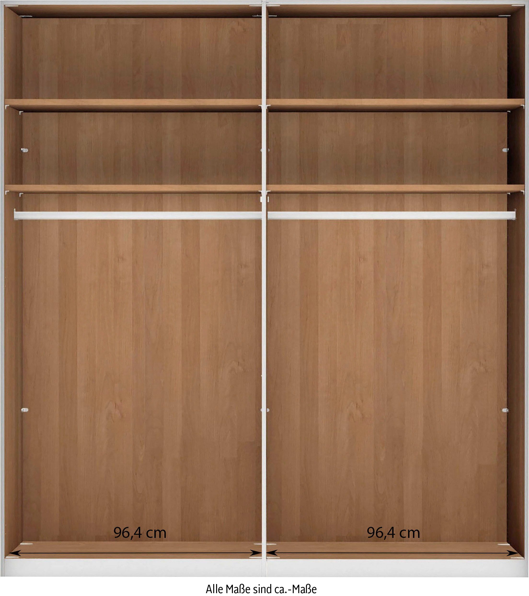 WIEMANN Kleiderschrank Kiruna mit Champagnerglas