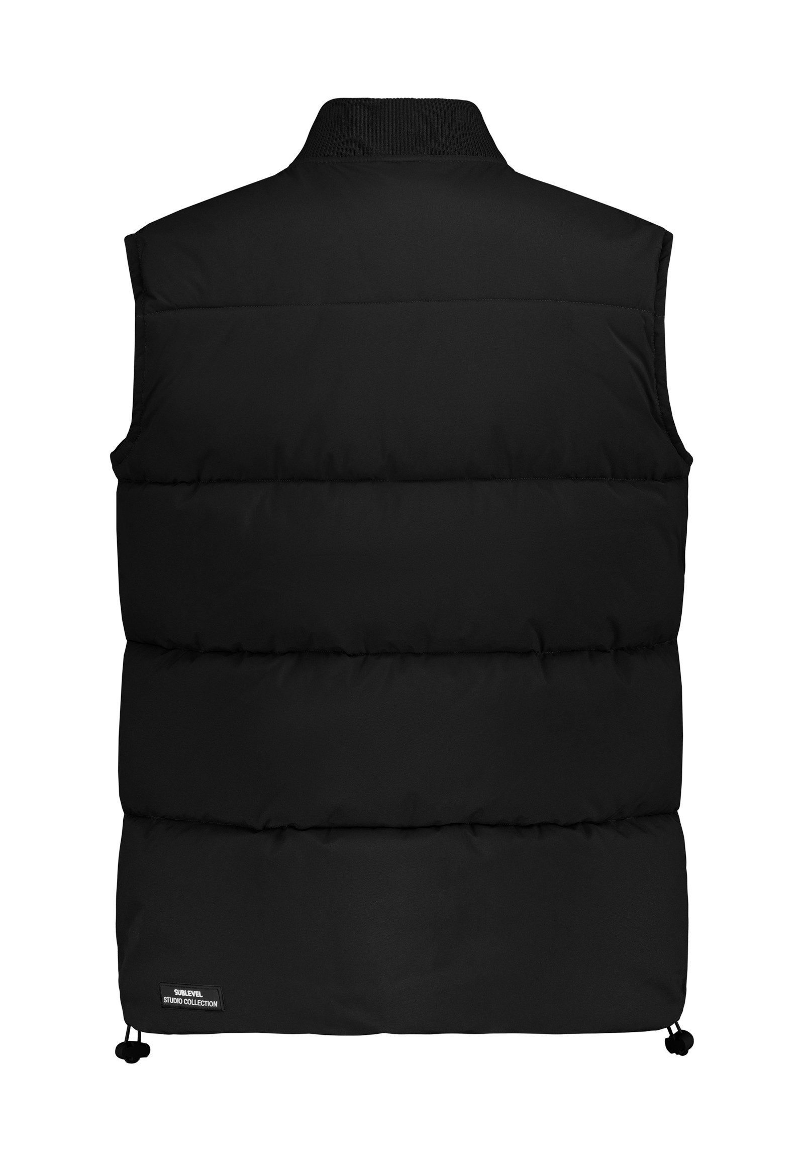 SUBLEVEL Steppweste Damen Weste mit Stehkragen und Gummizug mit Leistentasc günstig online kaufen