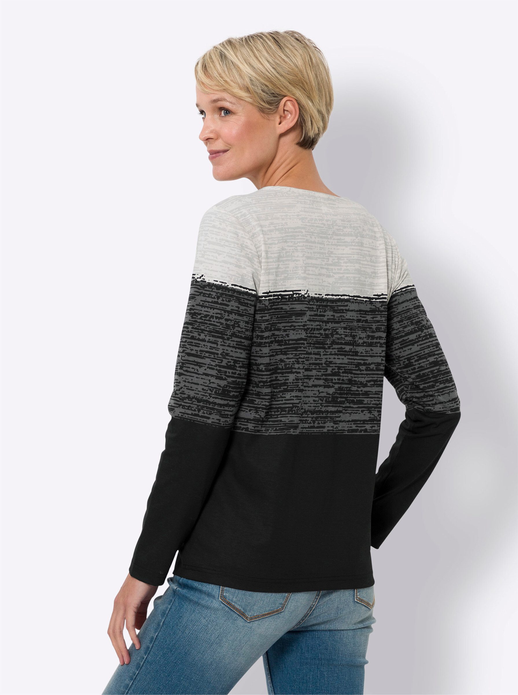 Sieh an! T-Shirt Langarmshirt . günstig online kaufen