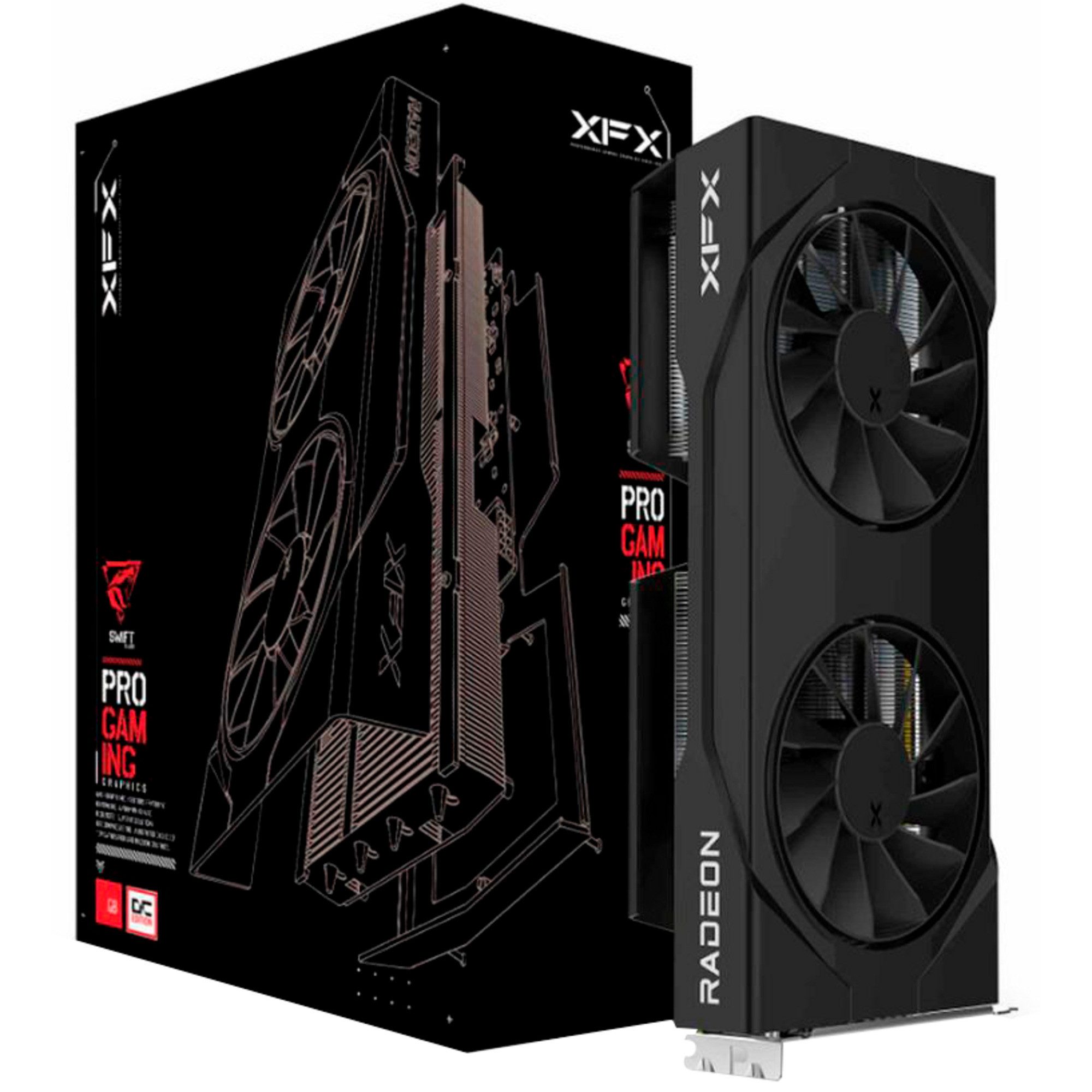 XFX XFX Radeon RX 9060 XT Swift OC 8GB, Grafikkarte, Grafikkarte (8 GB)